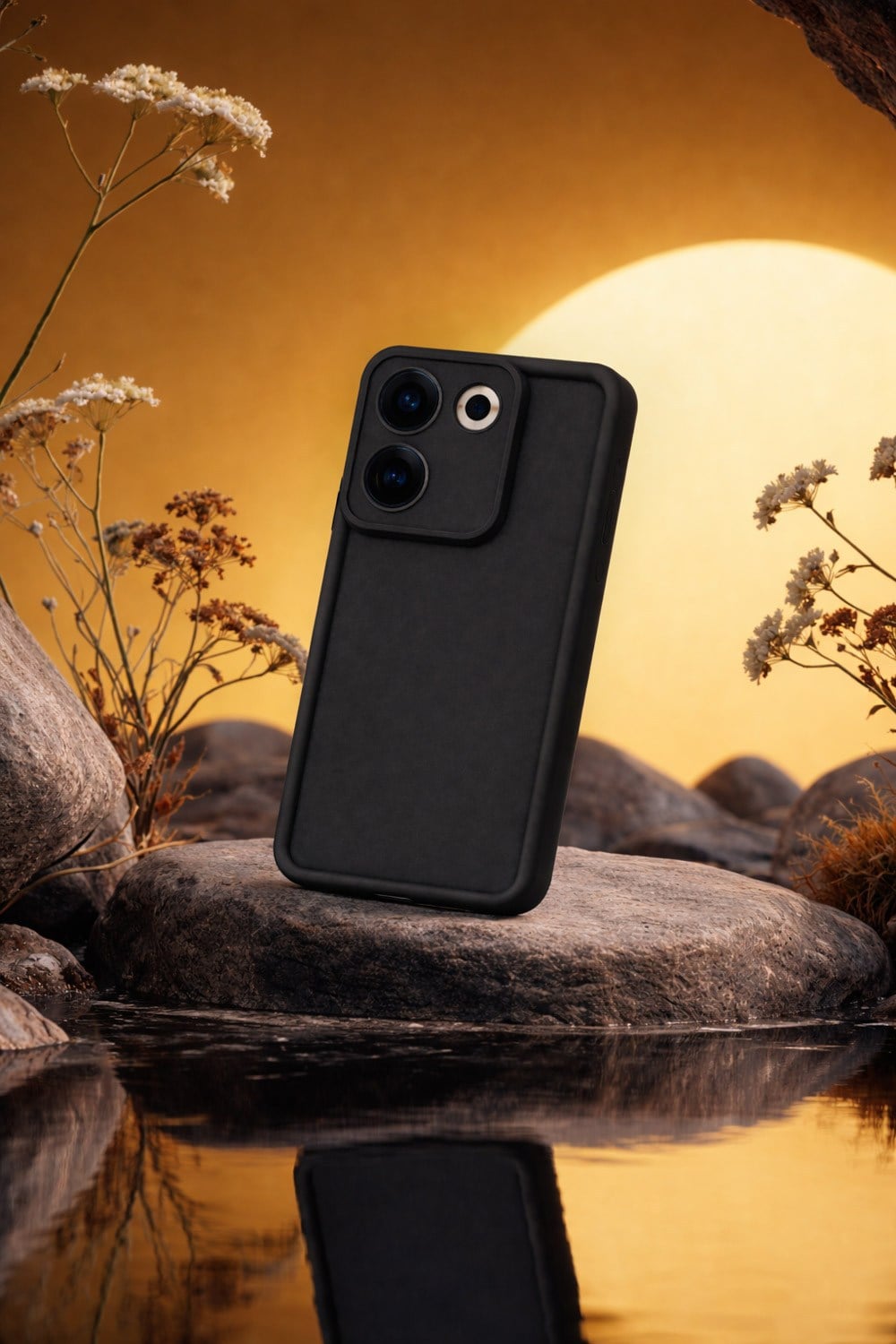 Tecno Camon20-4G/Camon20Pro-4G Uyumlu Kamera Çıkıntılı Mat Silikon Telefon Kılıfı