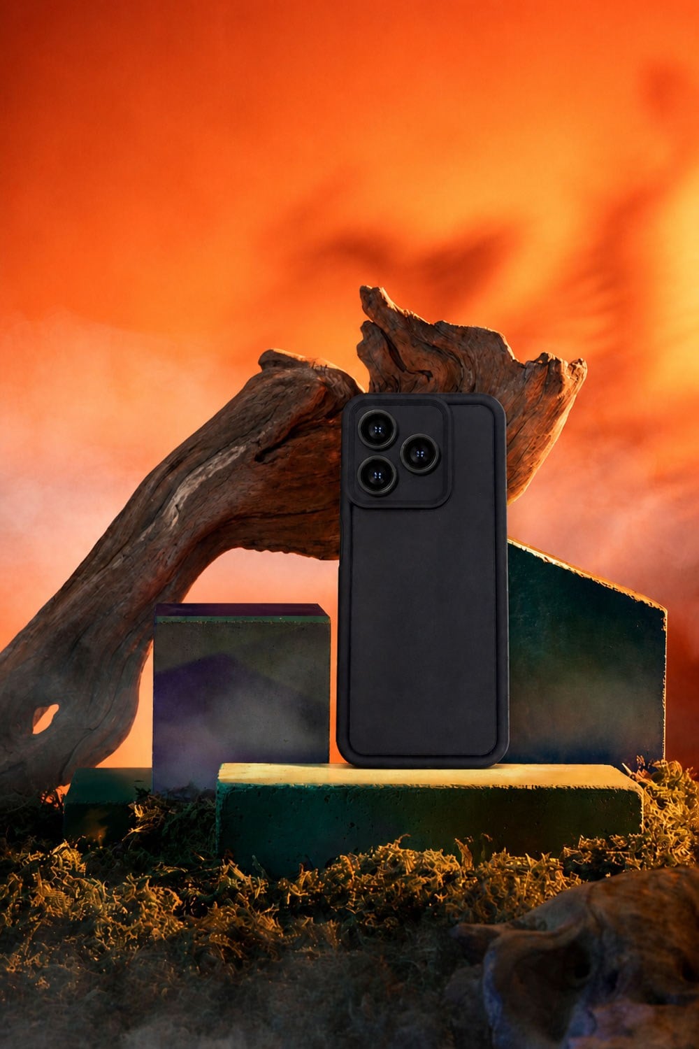 Tecno Spark10-4G/Spark10C Uyumlu Kamera Çıkıntılı Mat Silikon Telefon Kılıfı