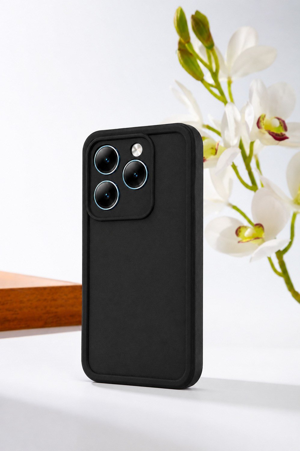 Tecno Spark10Pro-4G Uyumlu Kamera Çıkıntılı Mat Silikon Telefon Kılıfı