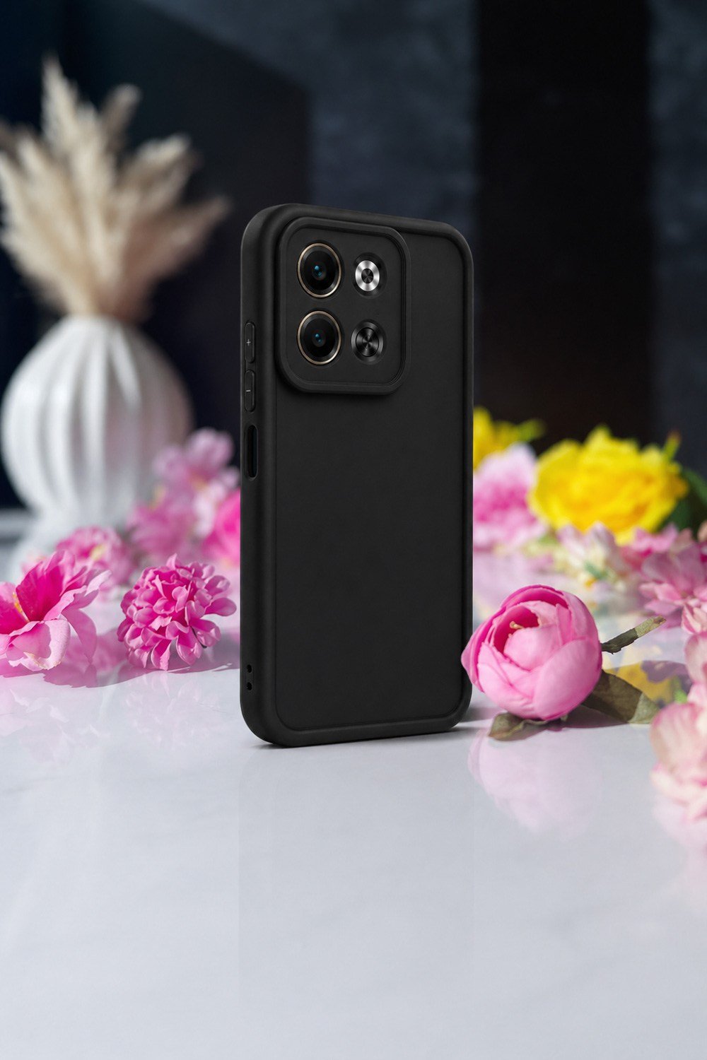 Tecno spark30-5g/pova6neo-5G Uyumlu Kamera Çıkıntılı Mat Silikon Telefon Kılıfı