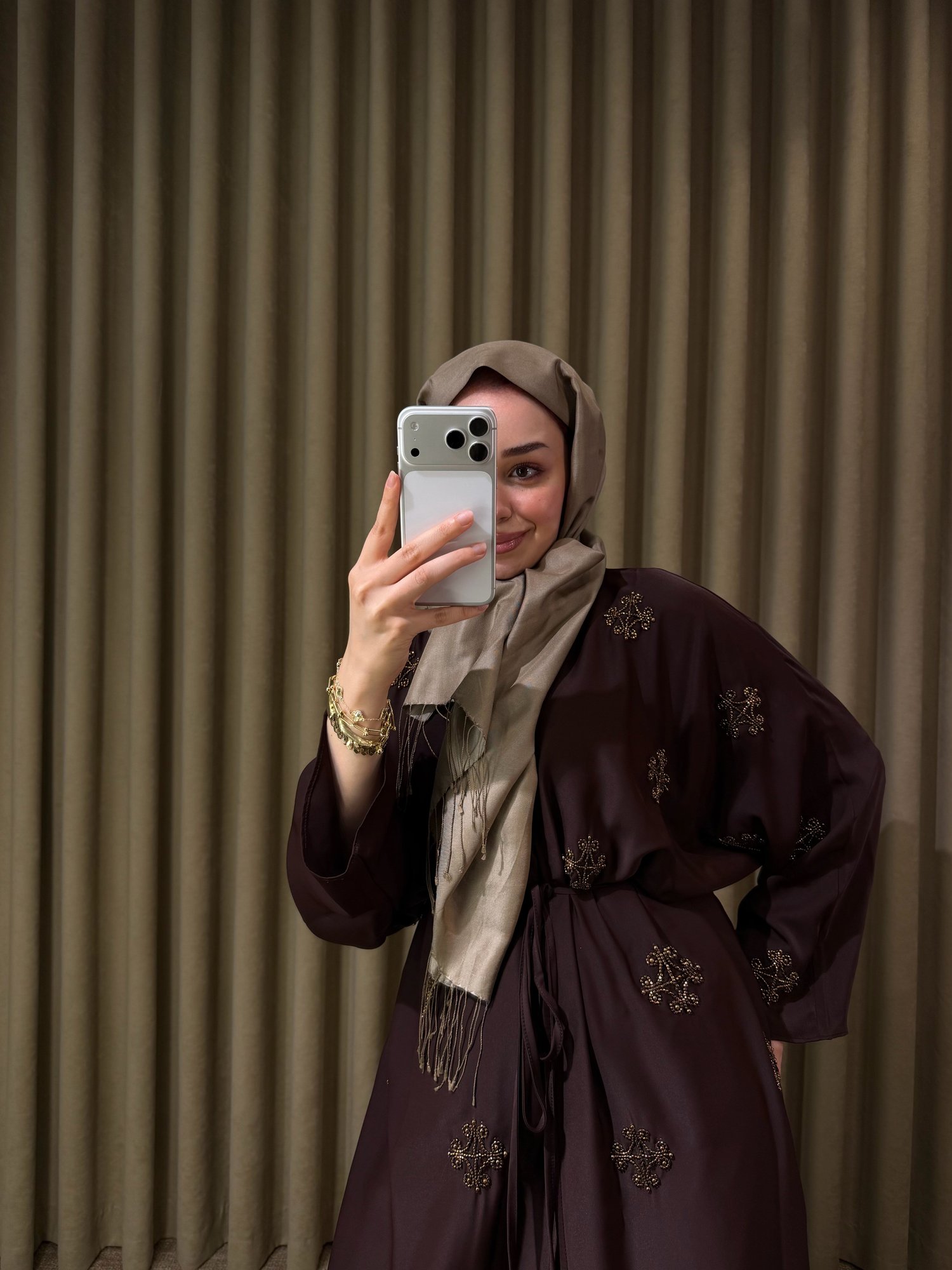 Mahrub Abaya Kahverengi 