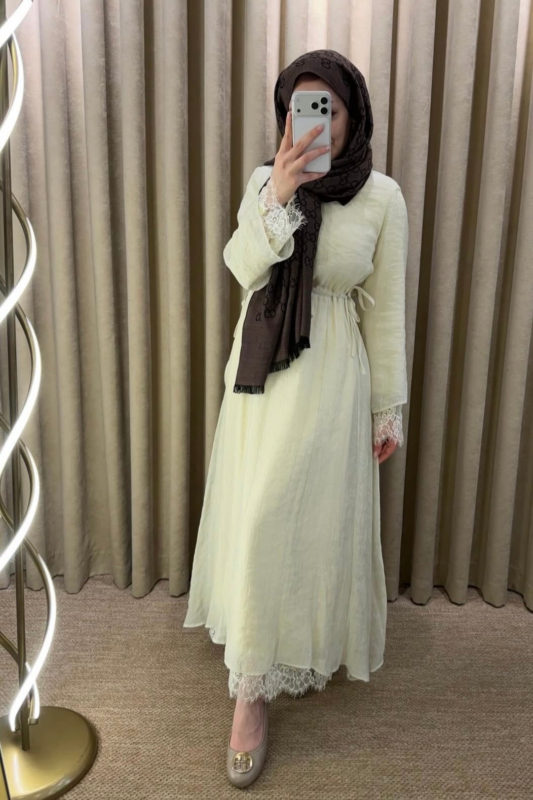Mint Mina Dantel Elbise 