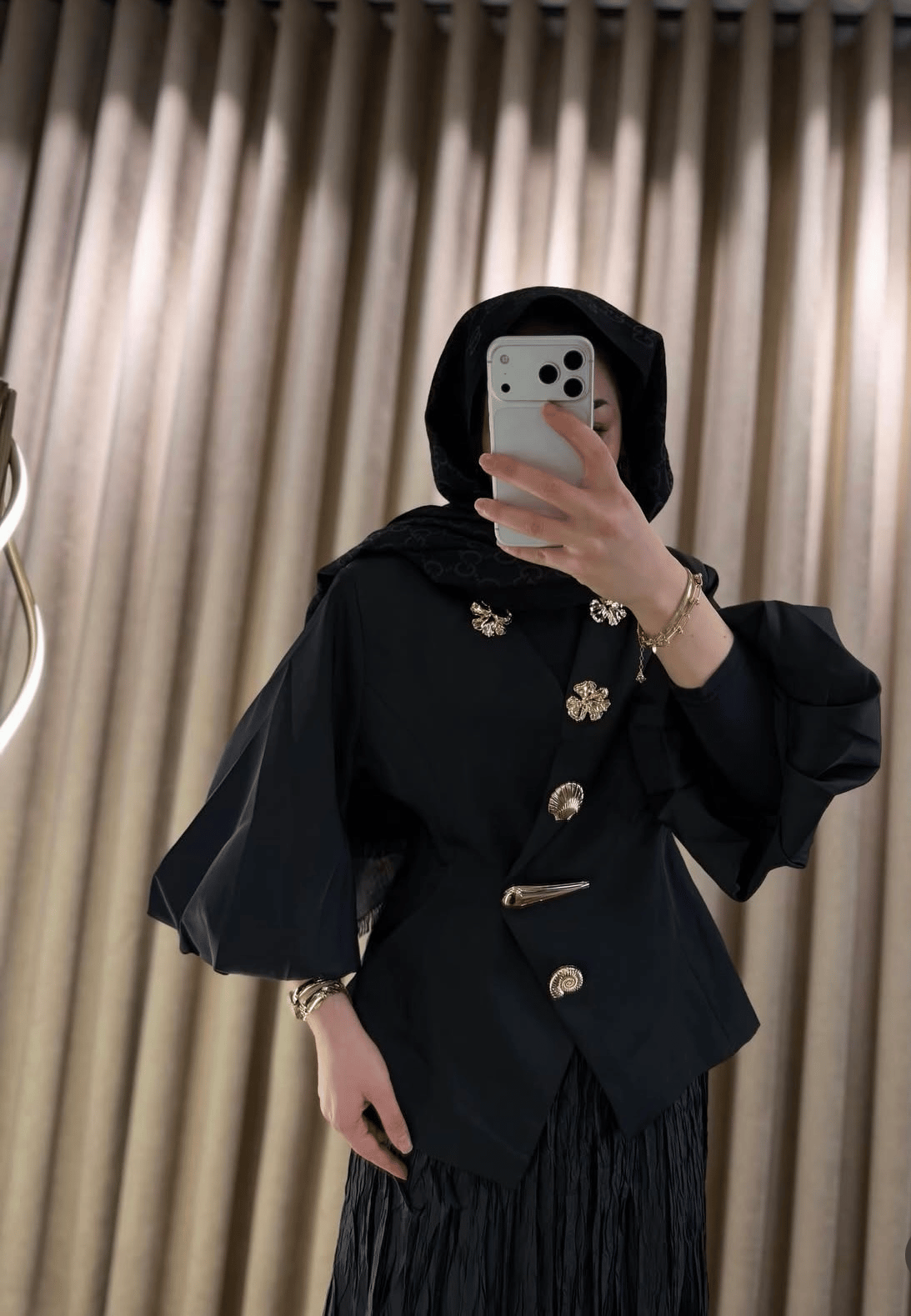 Siyah Mila Ceket