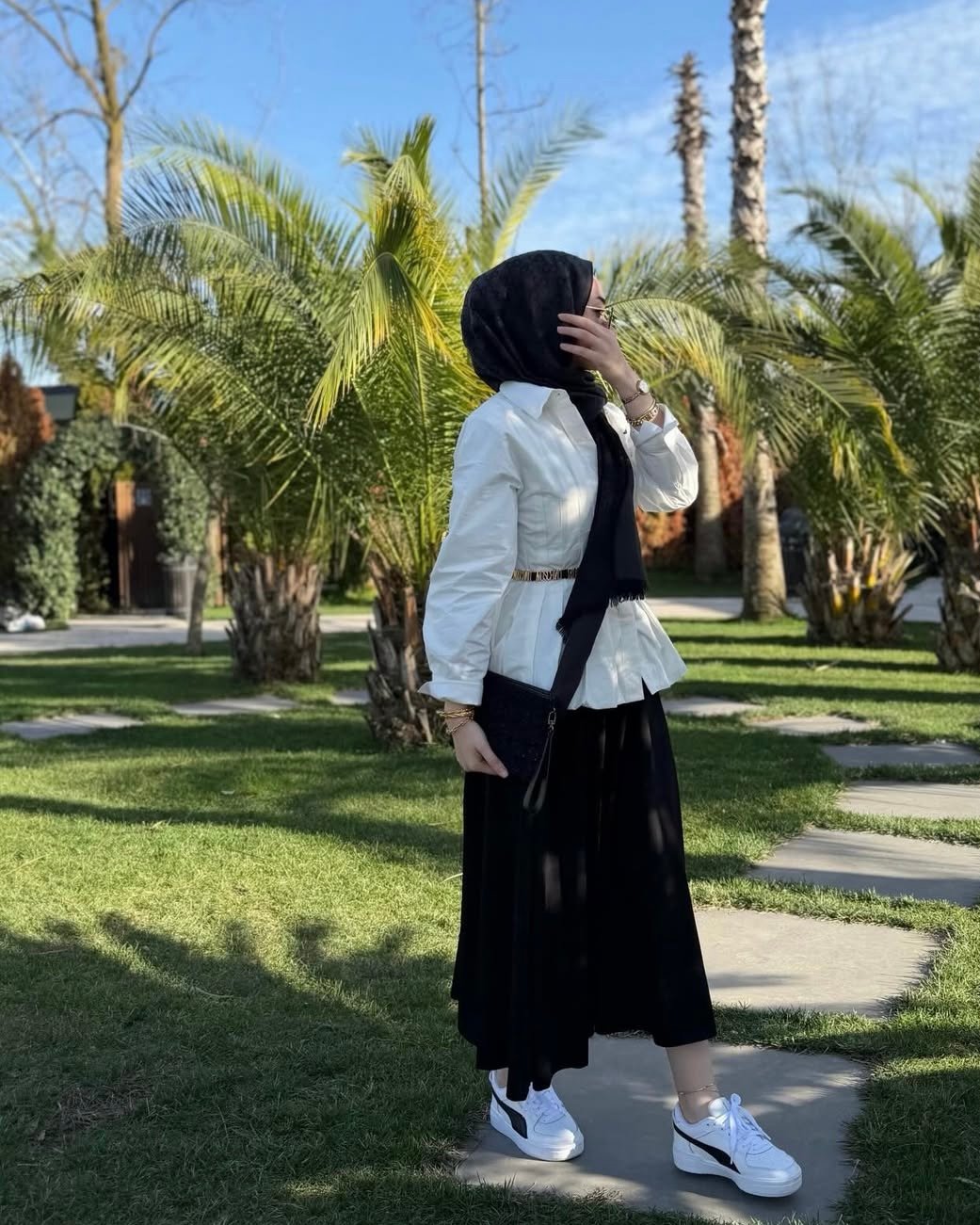 Siyah Oysh Elbise 