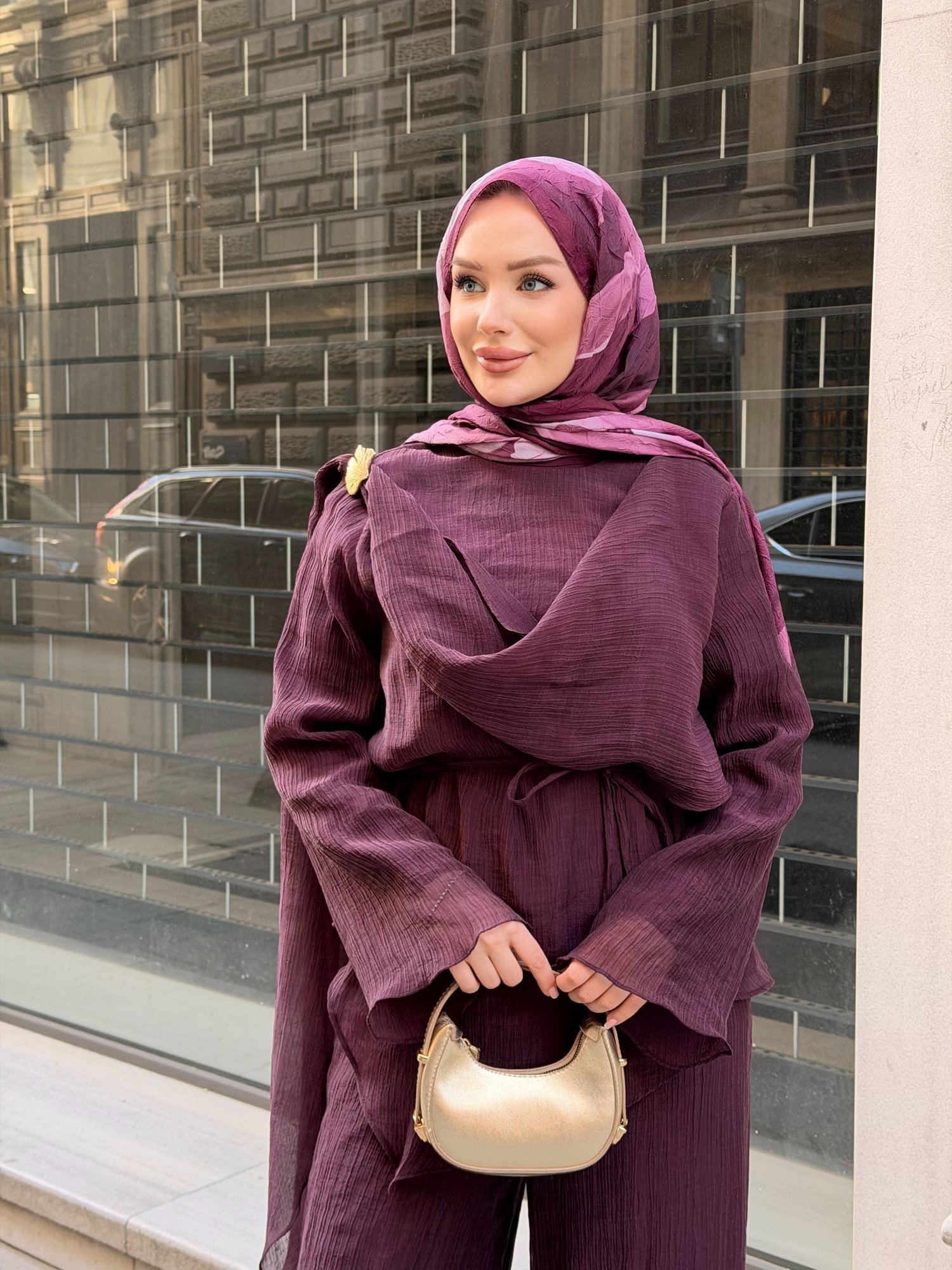 Godes Pantolonlu Takım | Bordo