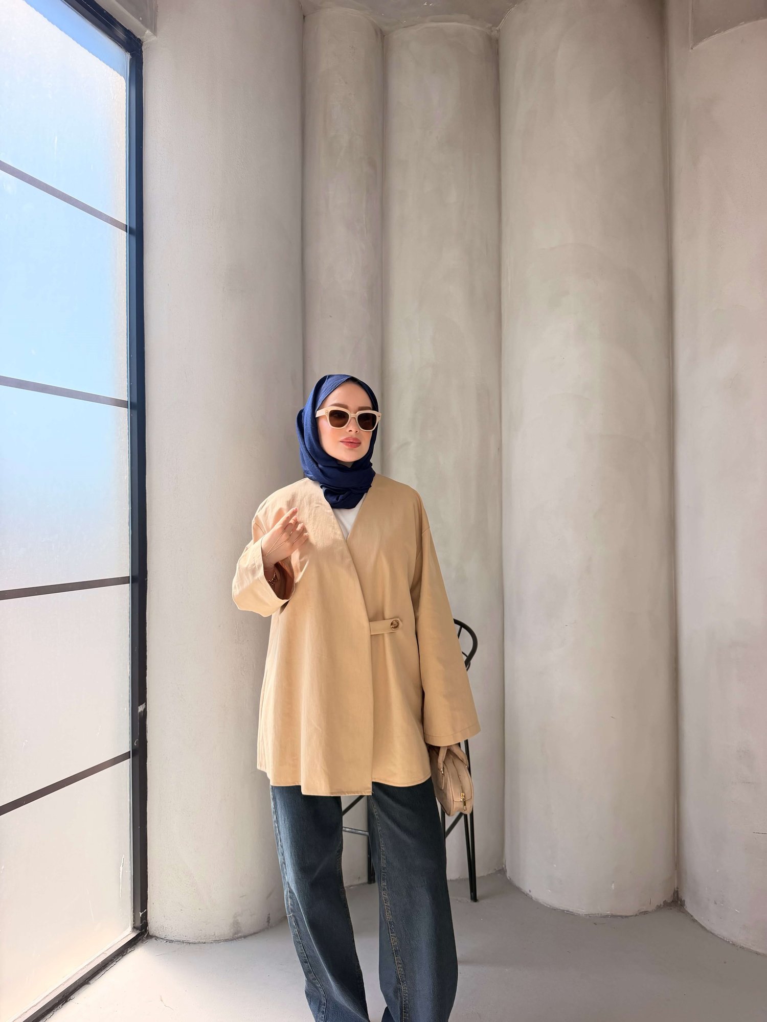 KORCE TRENC CEKET CAMEL