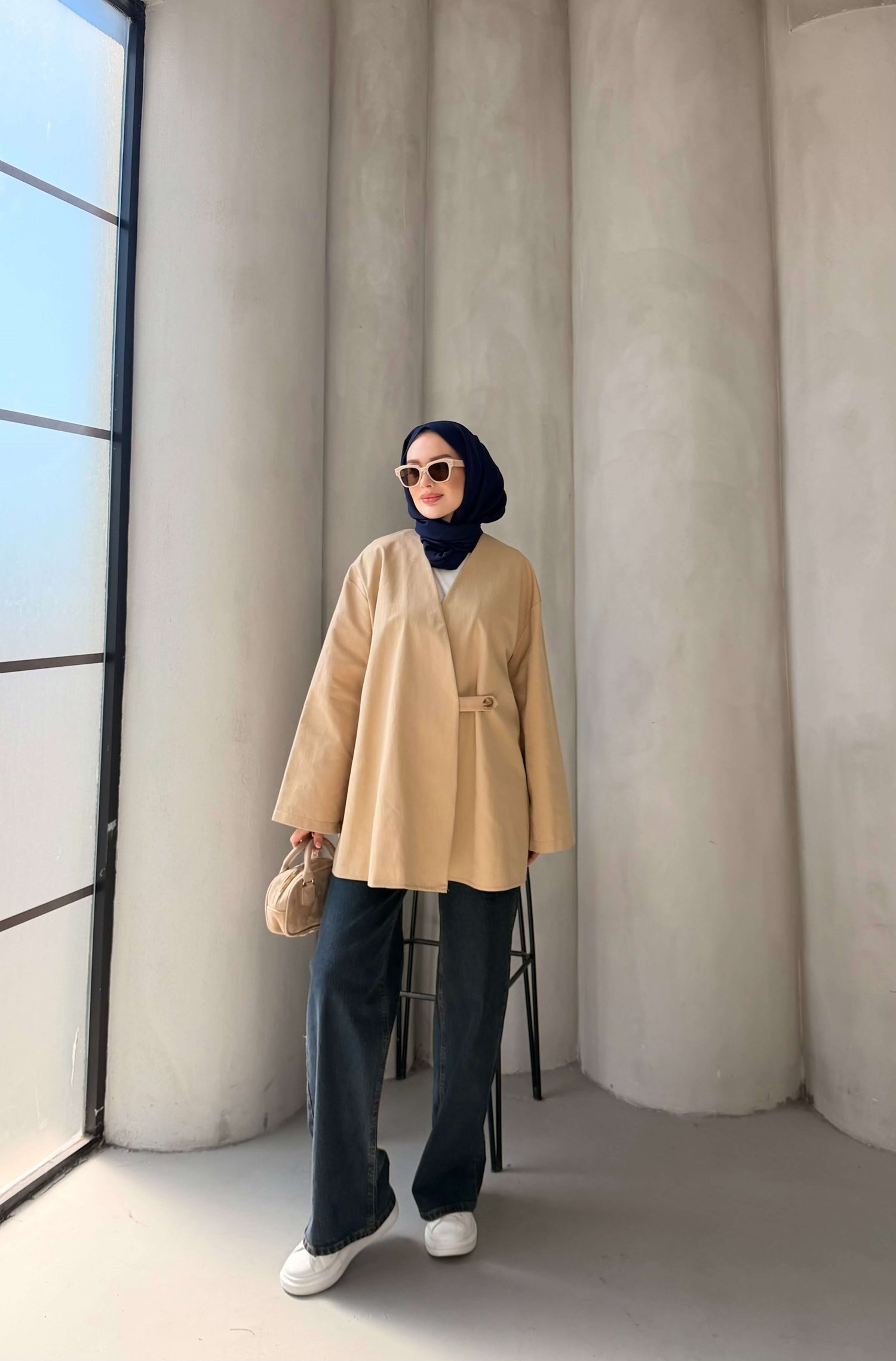 KORCE TRENC CEKET CAMEL