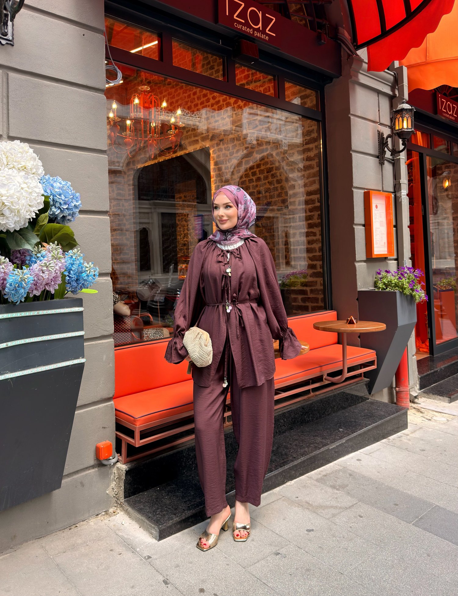 LAİDE PANTOLON TAKIM | BORDO