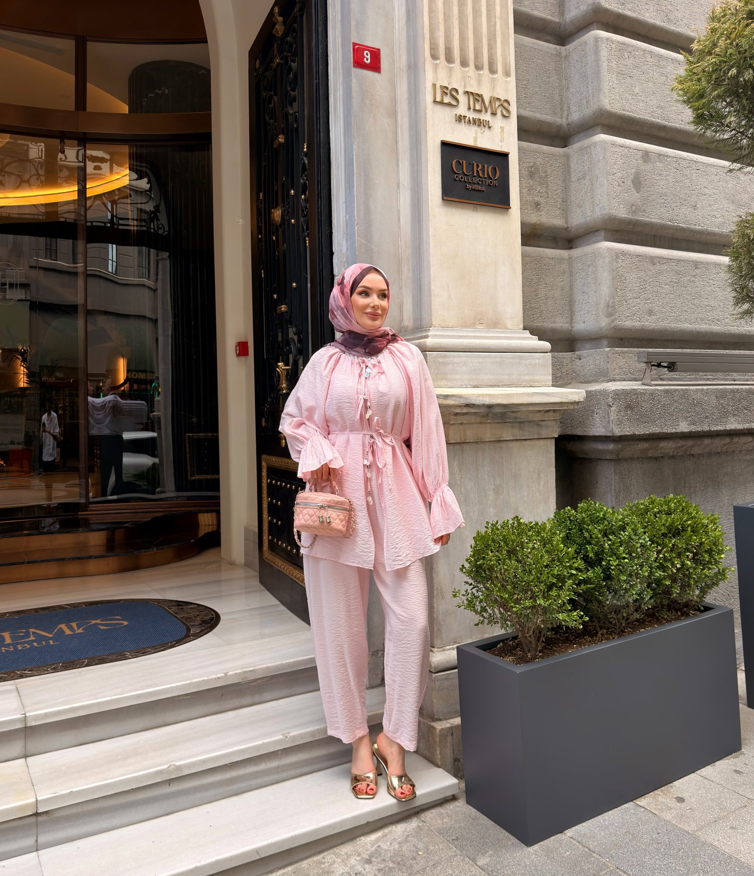 LAİDE PANTOLON TAKIM | PEMBE