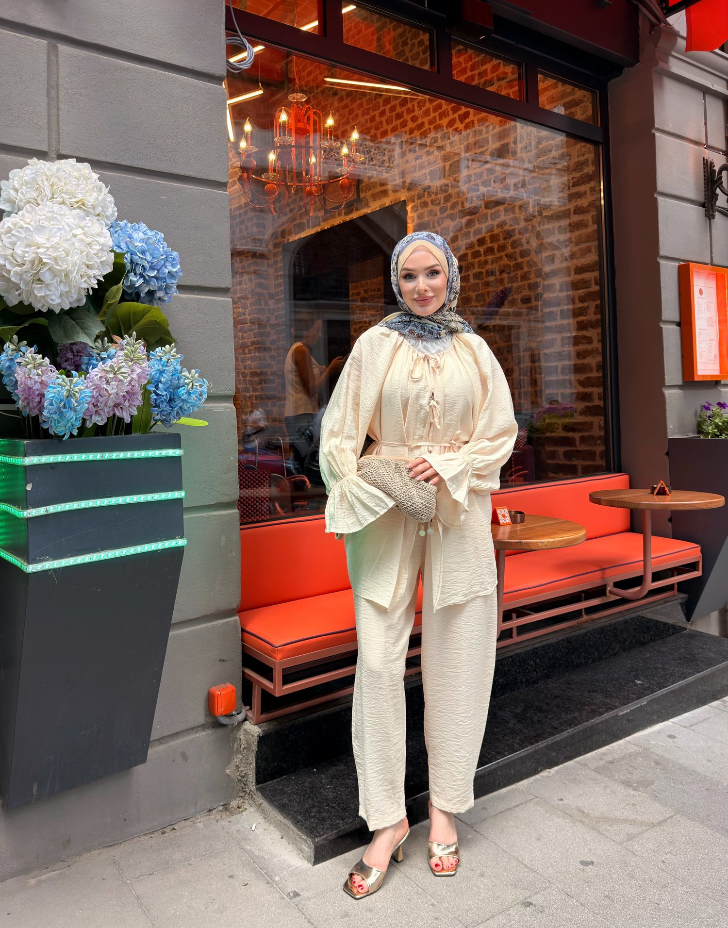LAİDE PANTOLON TAKIM | SARI