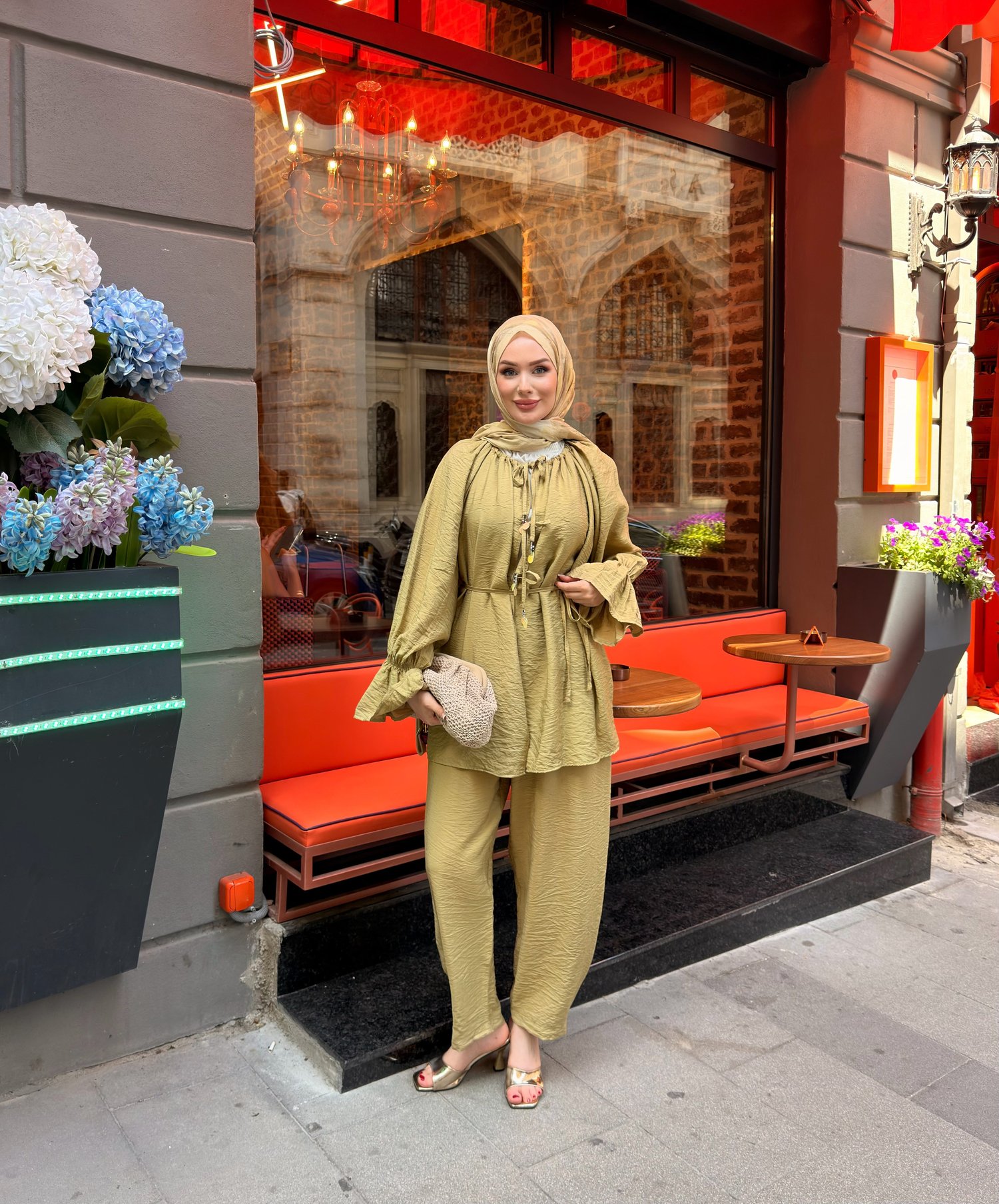 LAİDE PANTOLON TAKIM | YEŞİL