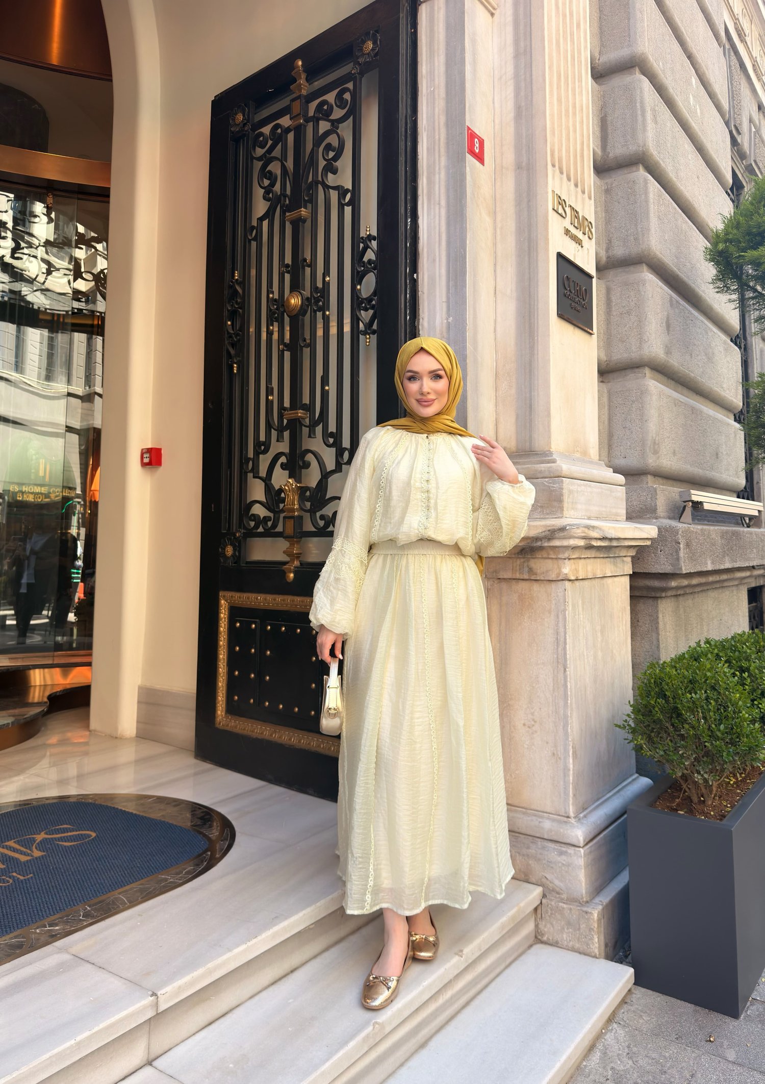 LİNA ETEK TAKIM | BEJ