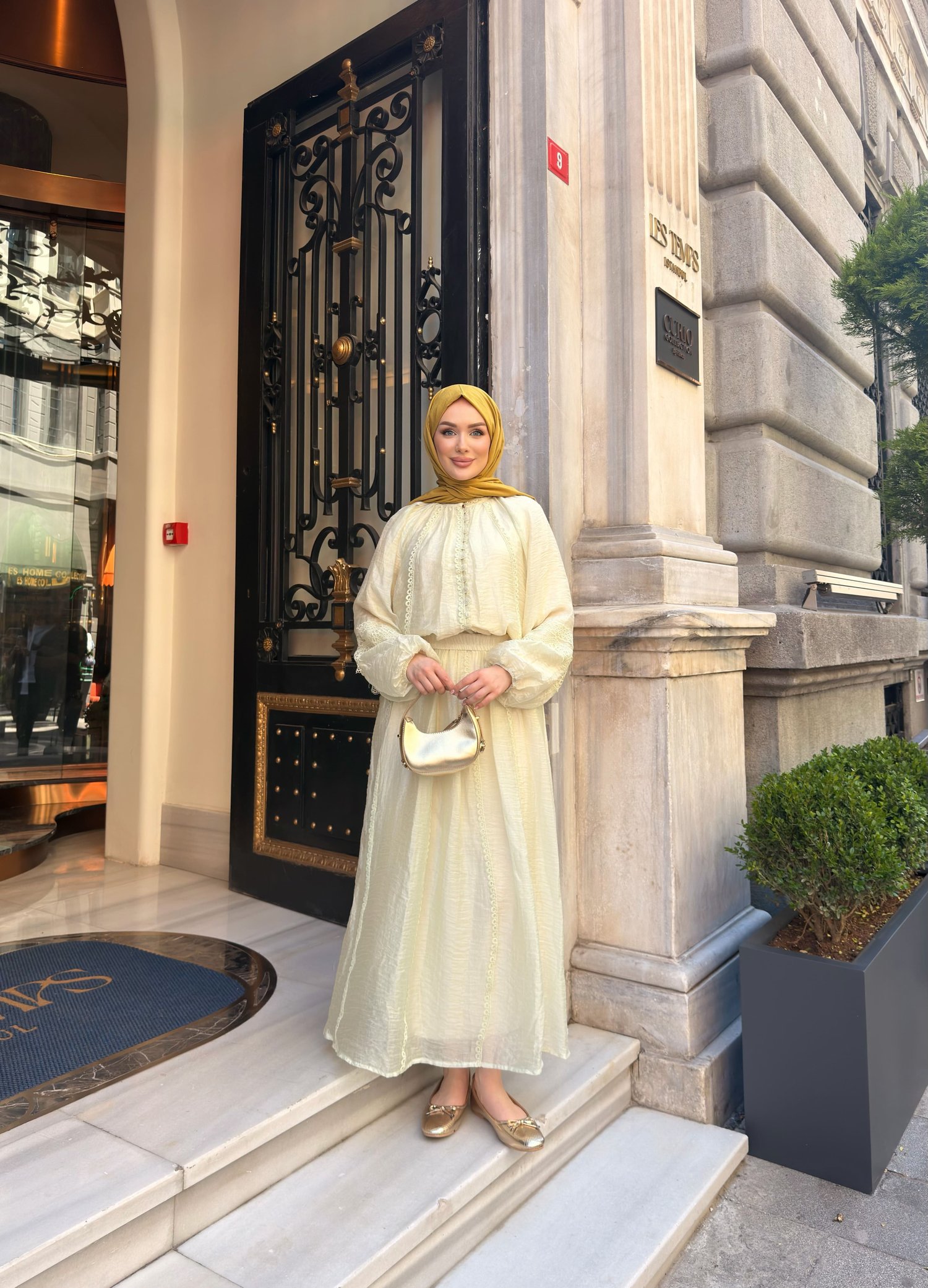 LİNA ETEK TAKIM | BEJ