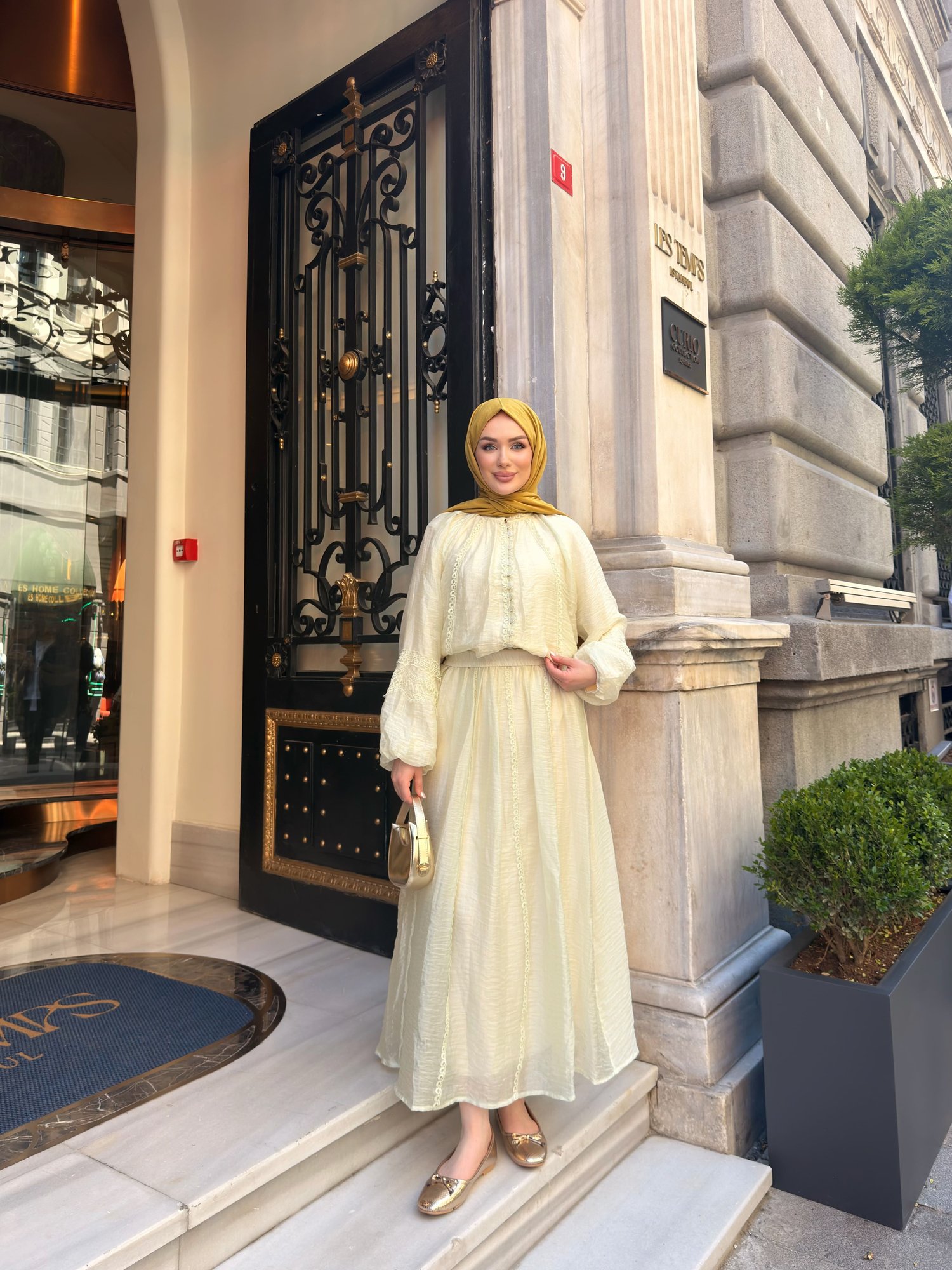 LİNA ETEK TAKIM | BEJ