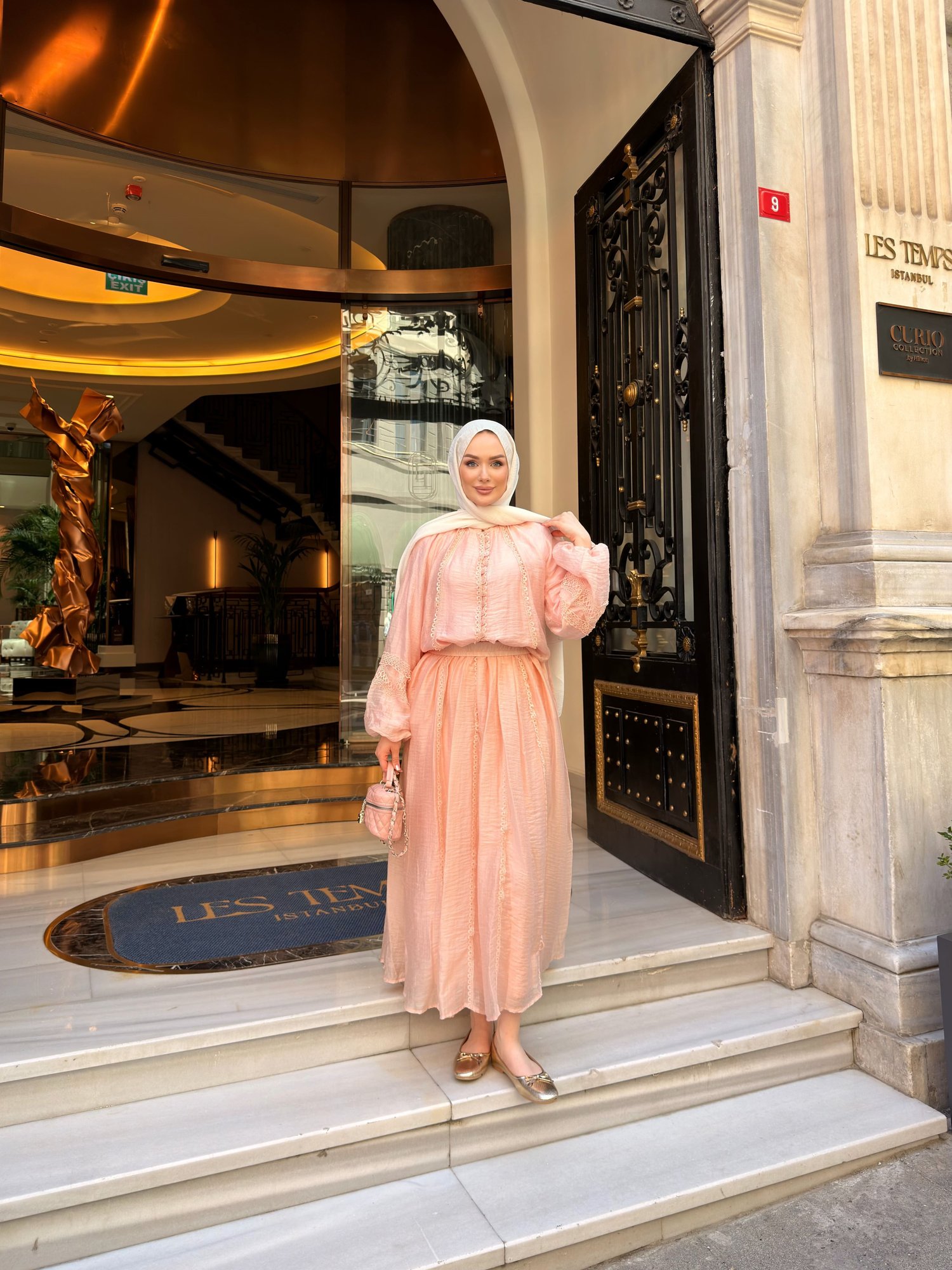 LİNA ETEK TAKIM | PEMBE