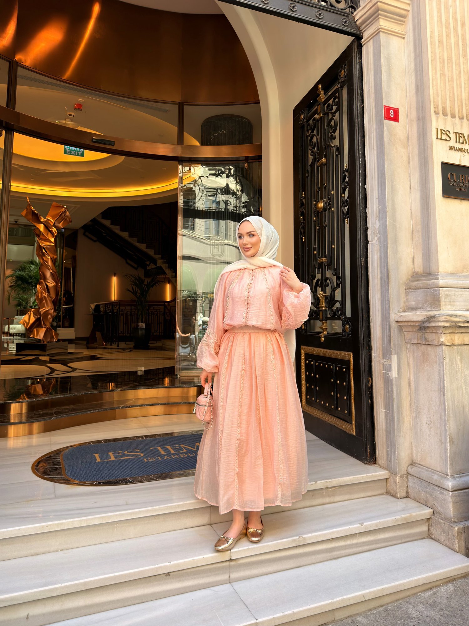 LİNA ETEK TAKIM | PEMBE