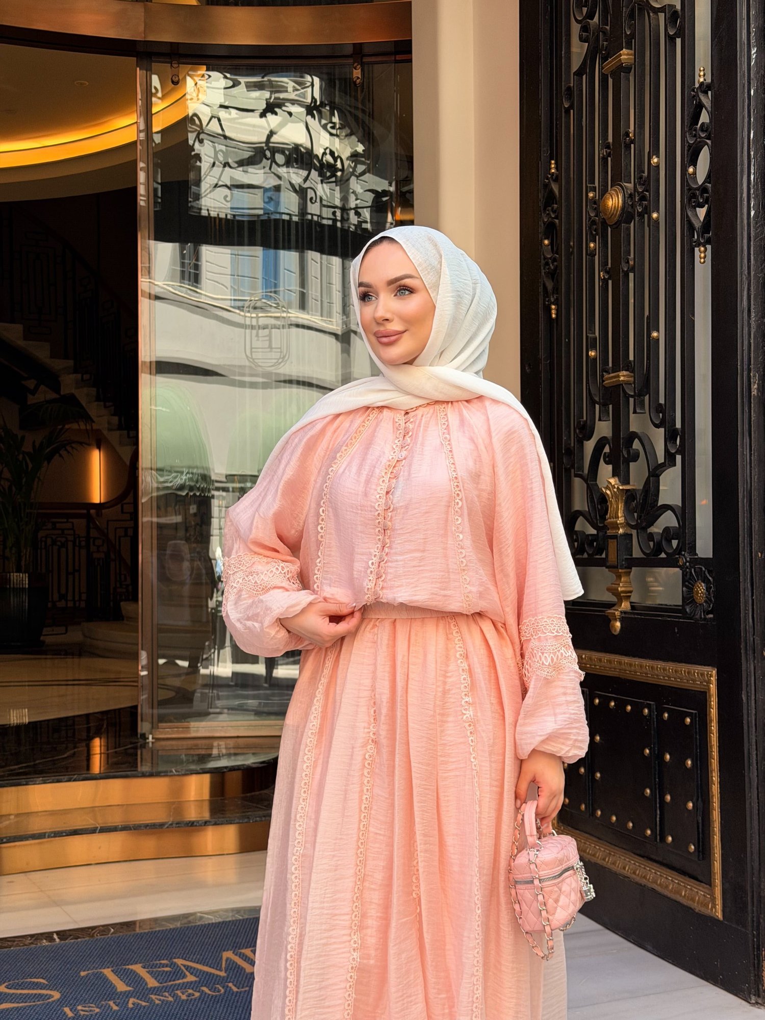 LİNA ETEK TAKIM | PEMBE