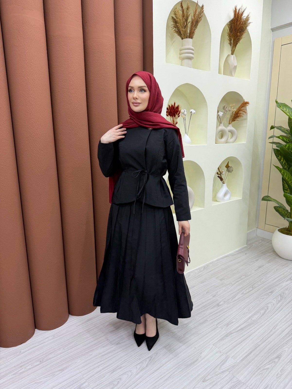 Luen Etekli Takım Siyah