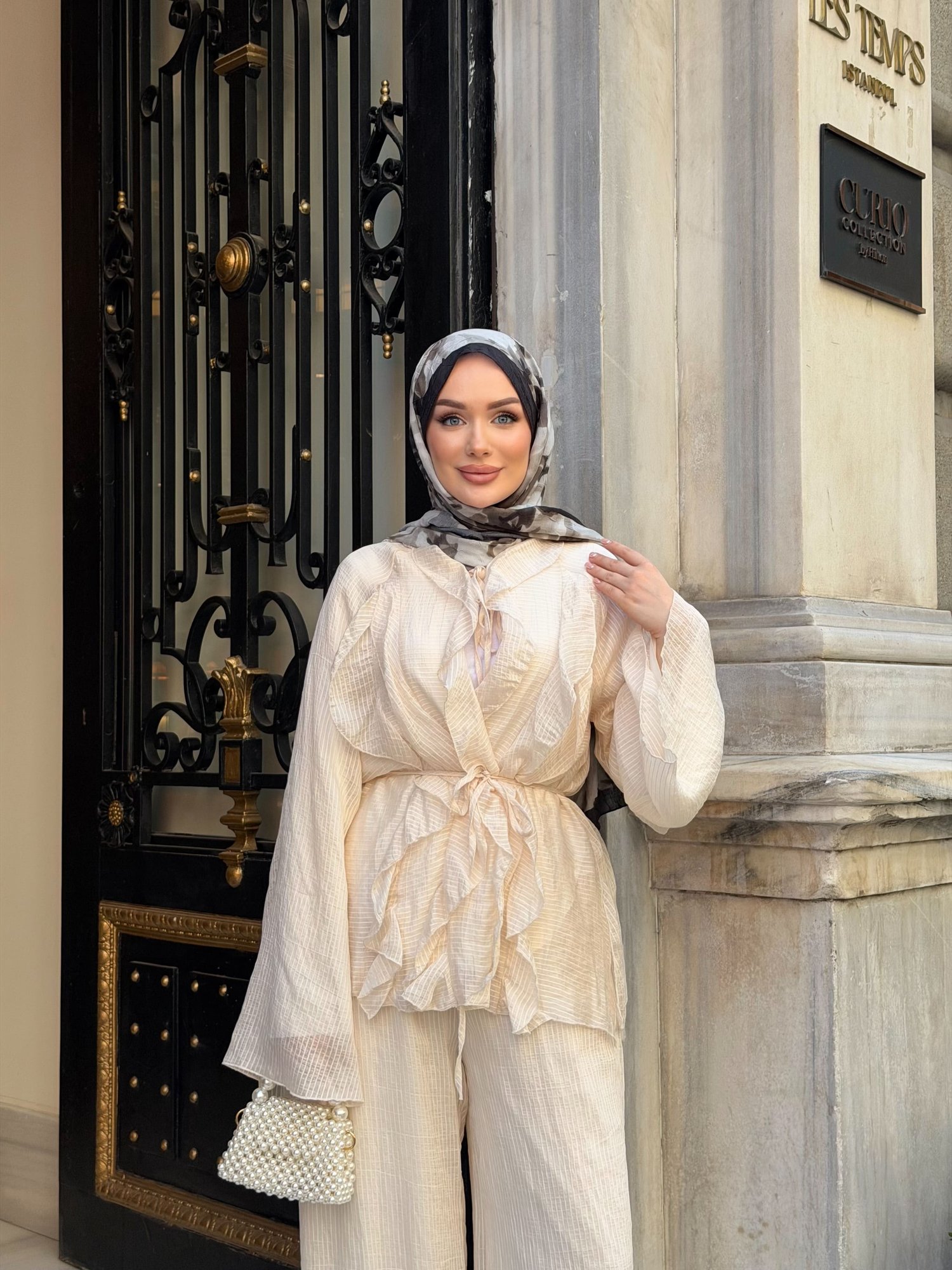MİRA PANTOLON TAKIM | BEJ