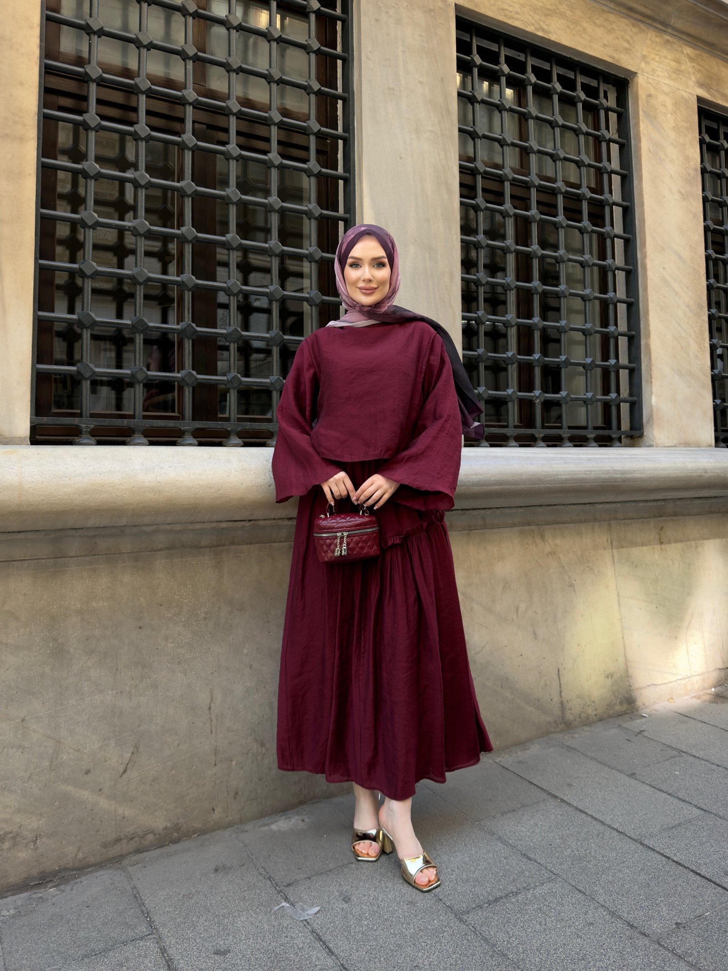 Monar Etekli Takım Bordo