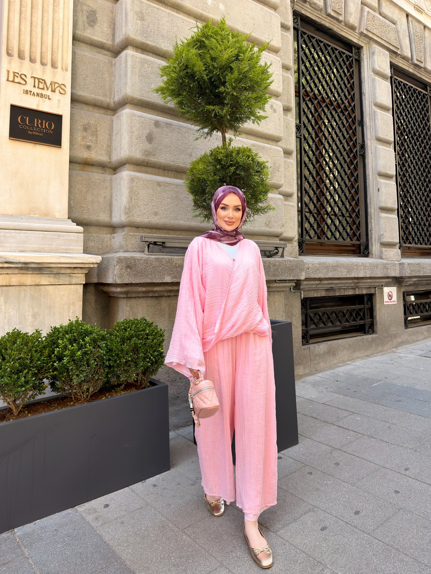 NAİ PANTOLON TAKIM | PEMBE