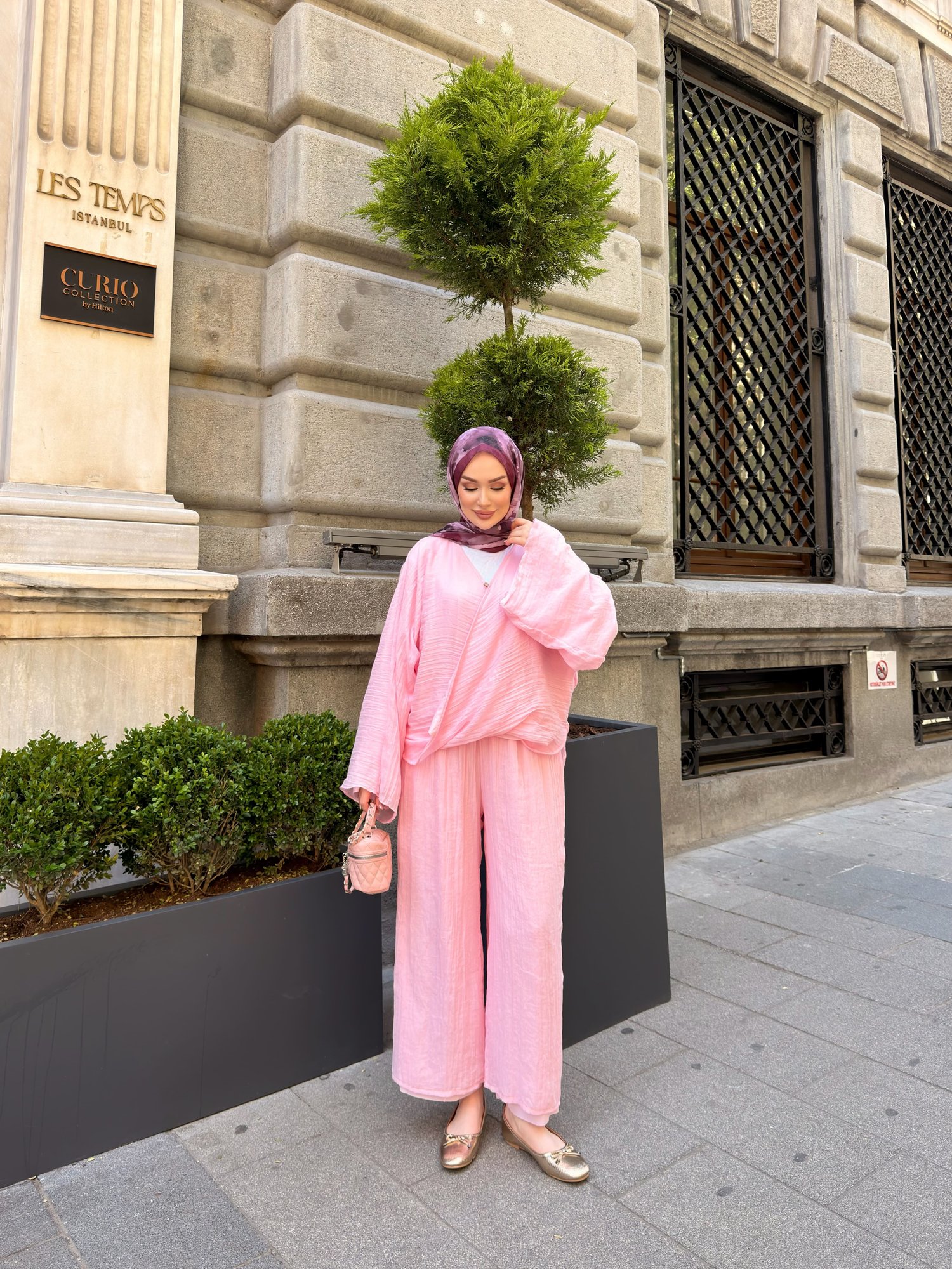 NAİ PANTOLON TAKIM | PEMBE