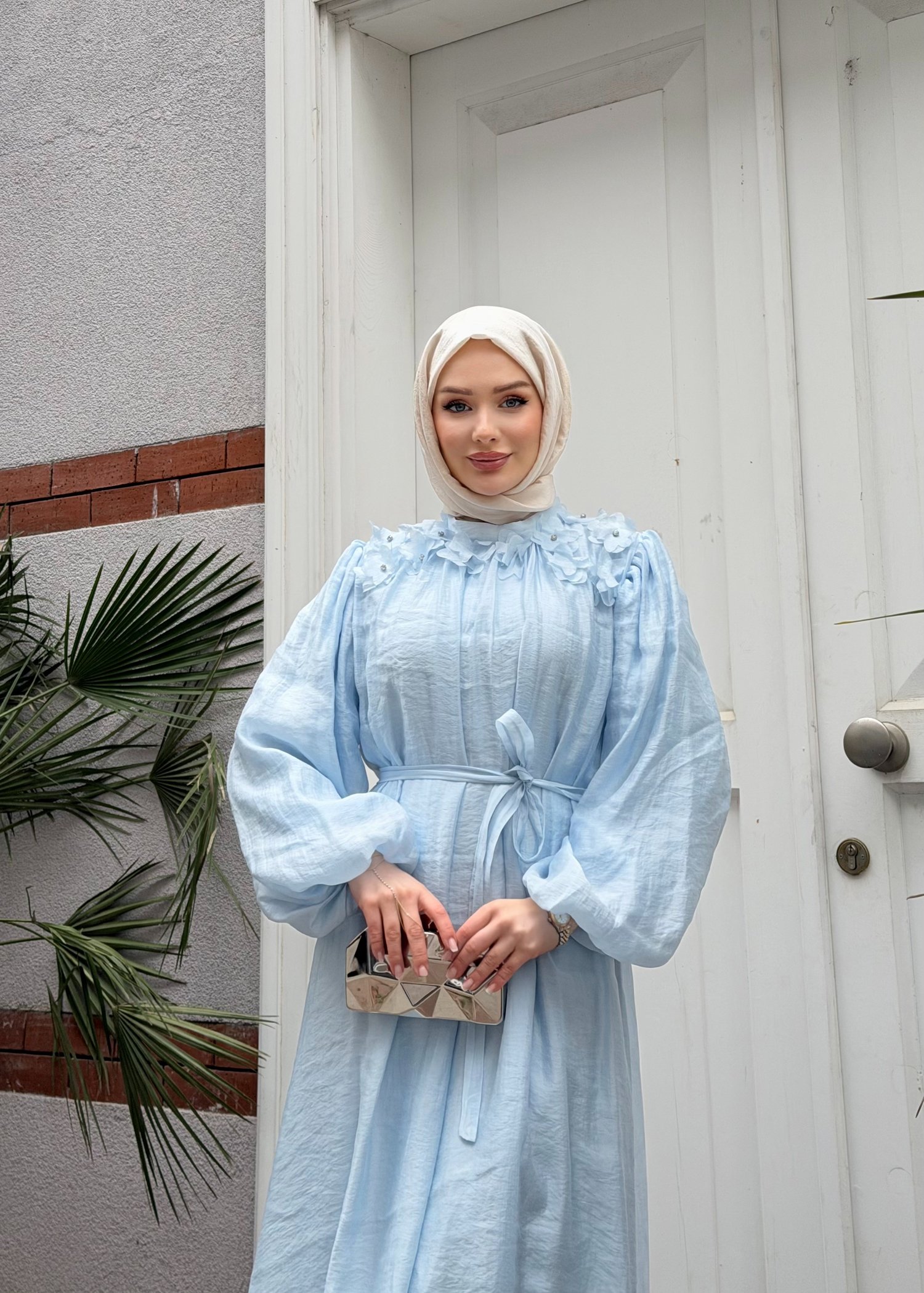 Navy Elbise | Mavi