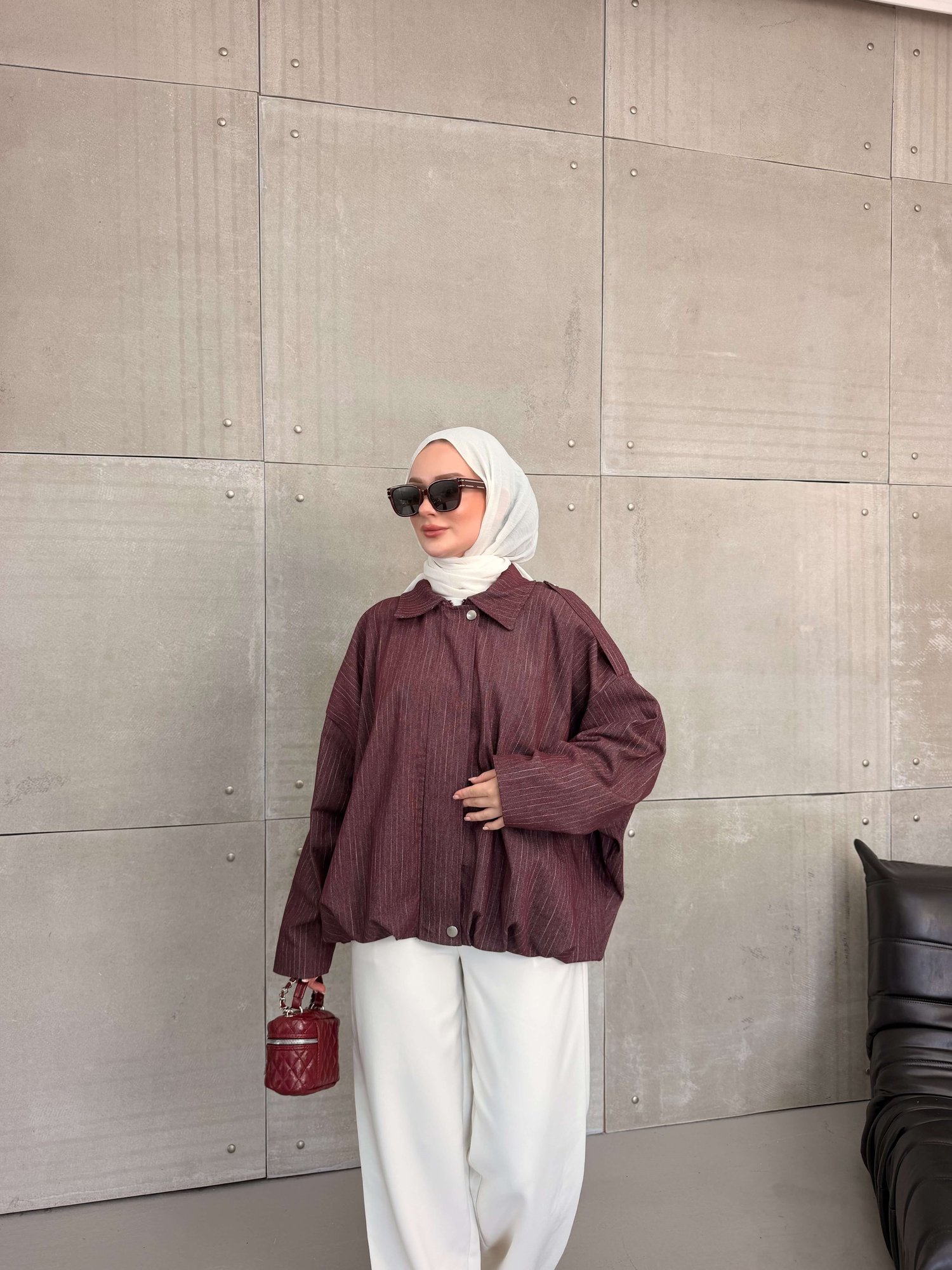 SESA GABARDIN BOMBER CEKET BORDO