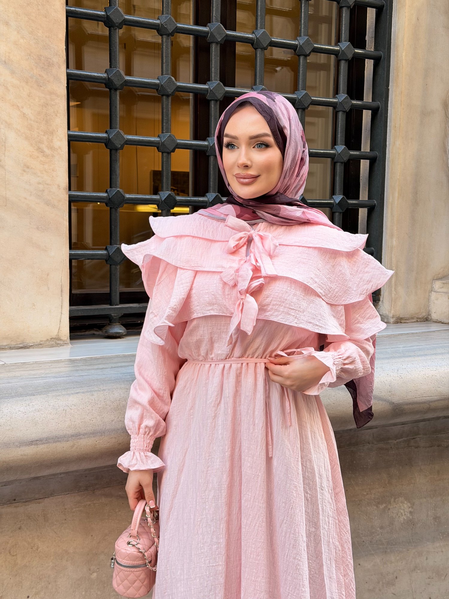 Soleil Elbise | Pembe