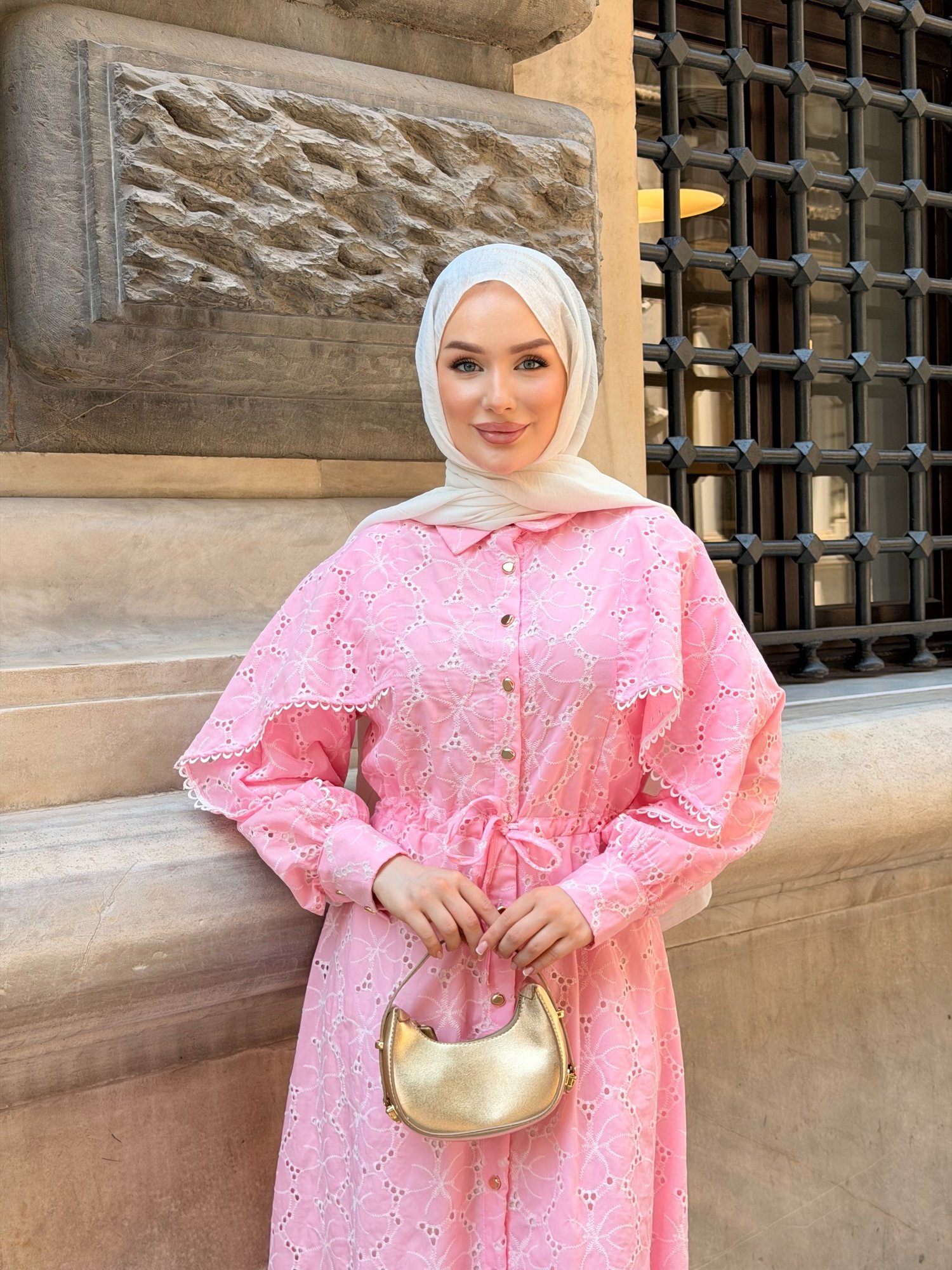 SUNSET ELBİSE | PEMBE