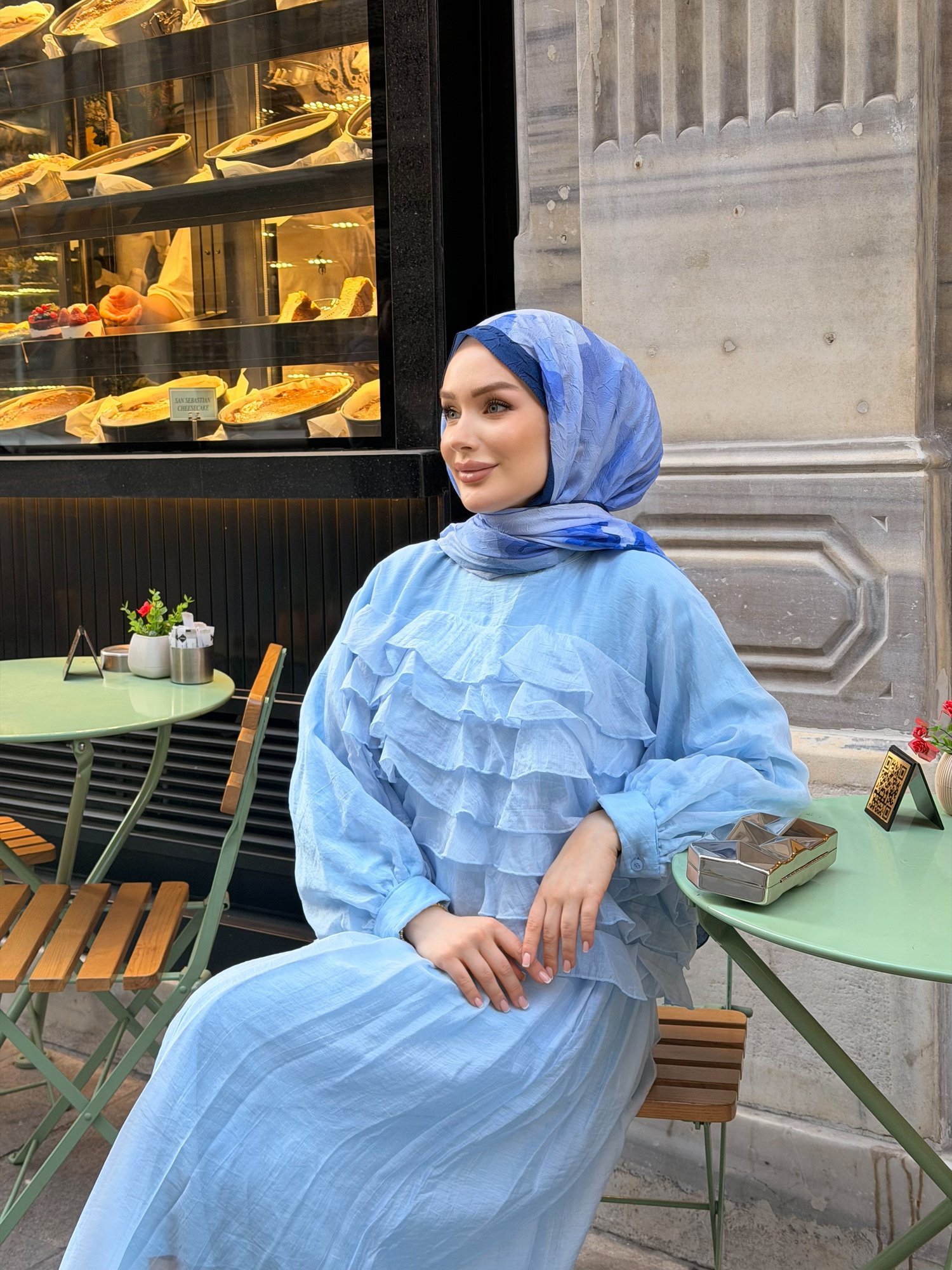 Swarski Etek Takım | Mavi