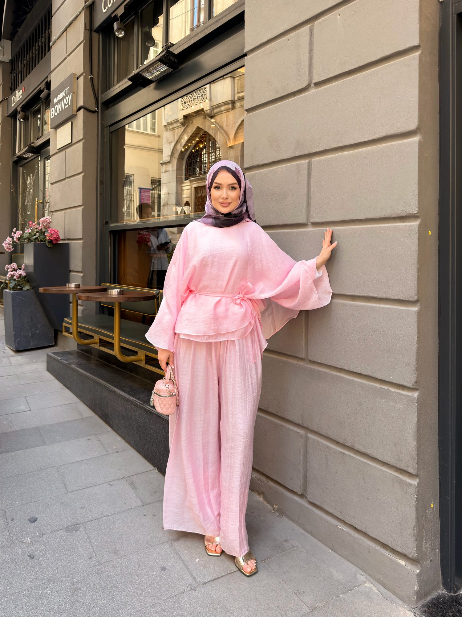 Valeska Pantolon Takım | Pembe