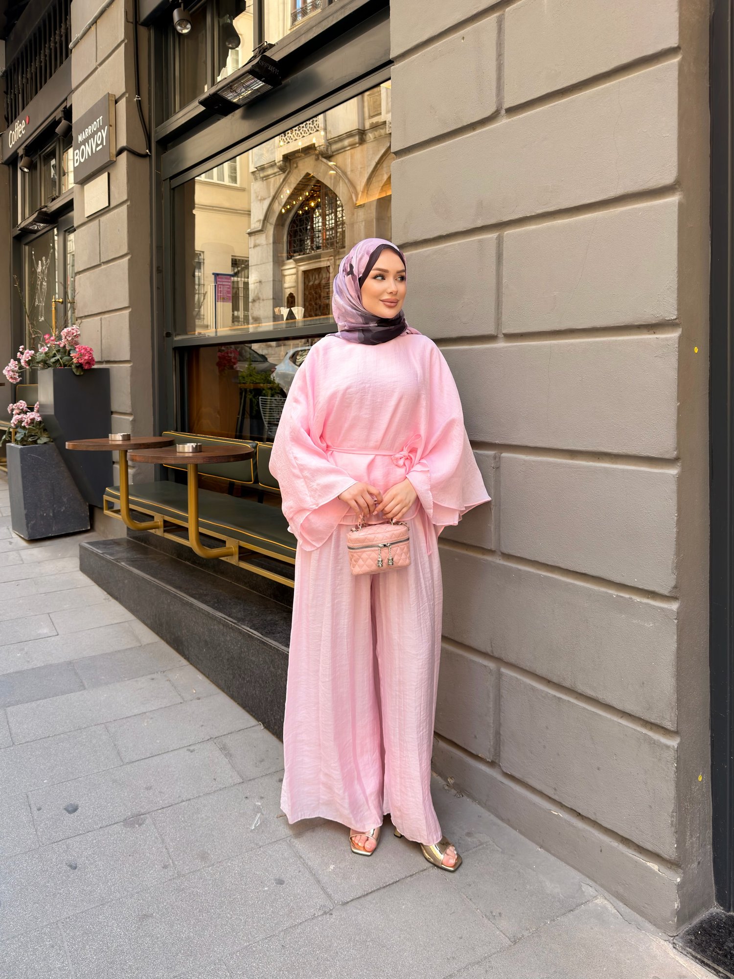 Valeska Pantolon Takım | Pembe