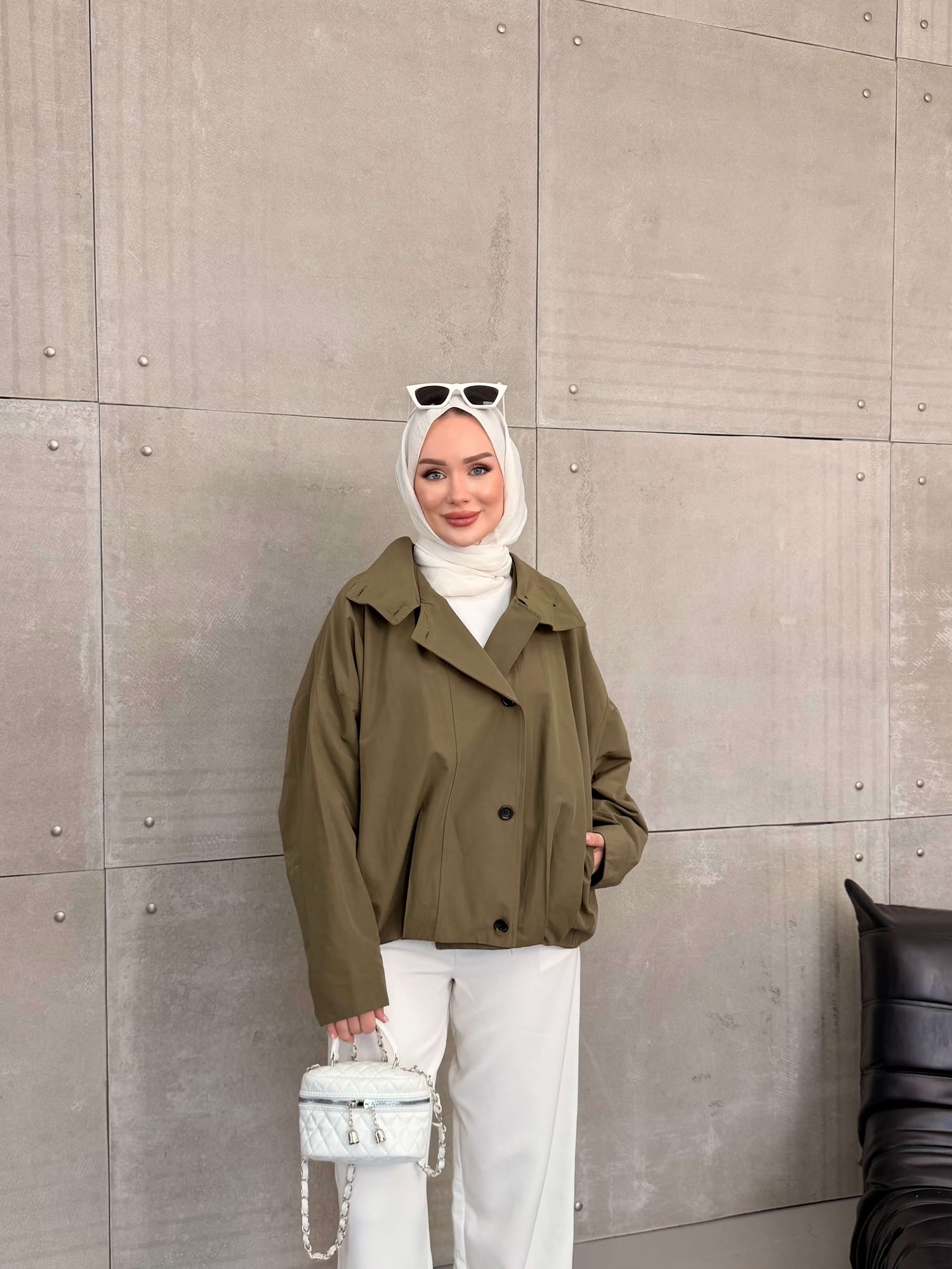 ZR MODEL BOMBER TRENC CEKET HAKİ