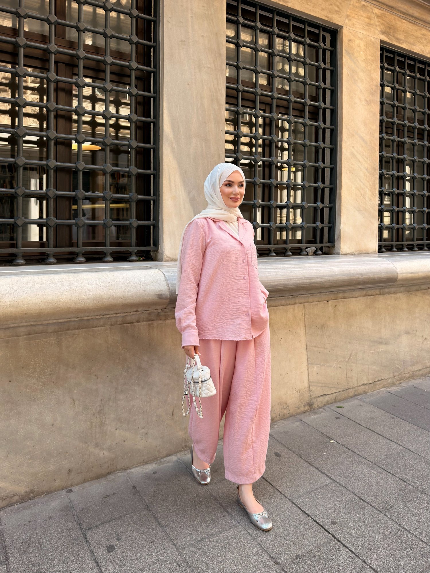 ZRA PANTOLON  TAKIM | PEMBE