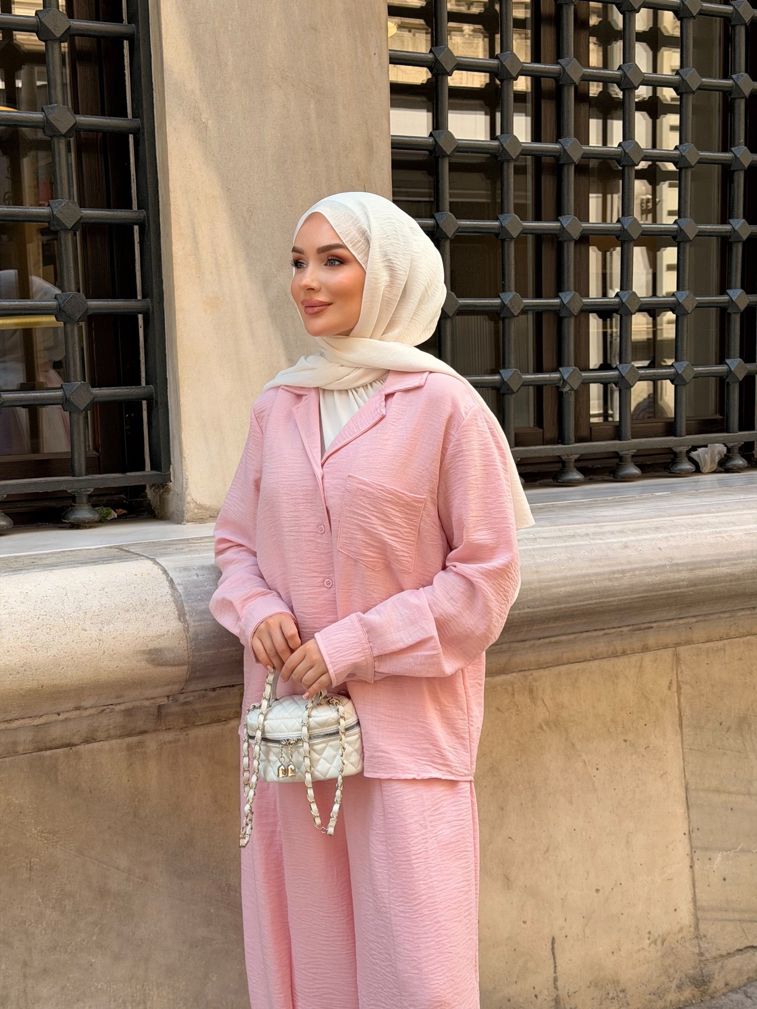 ZRA PANTOLON  TAKIM | PEMBE