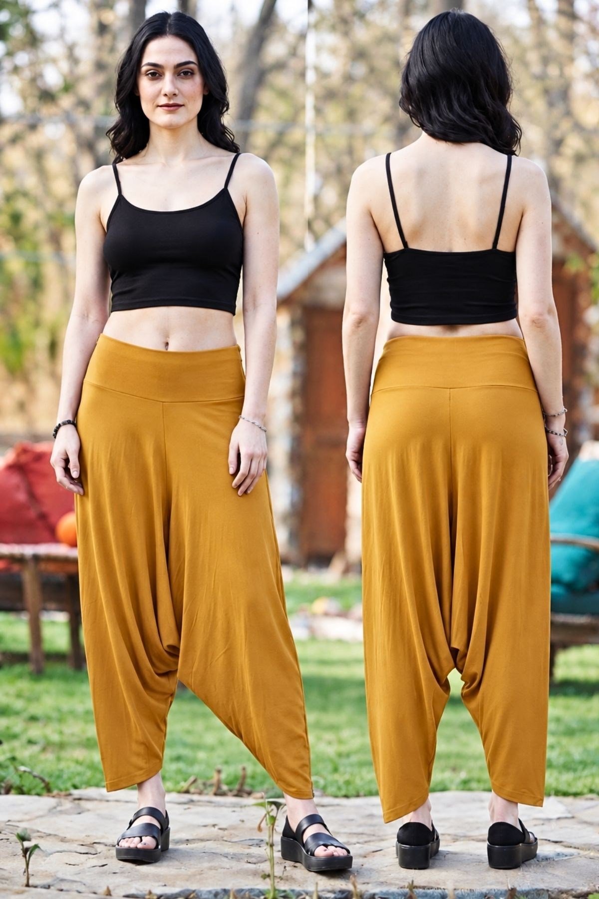 Fermuarlı Modern Kesim Şalvar