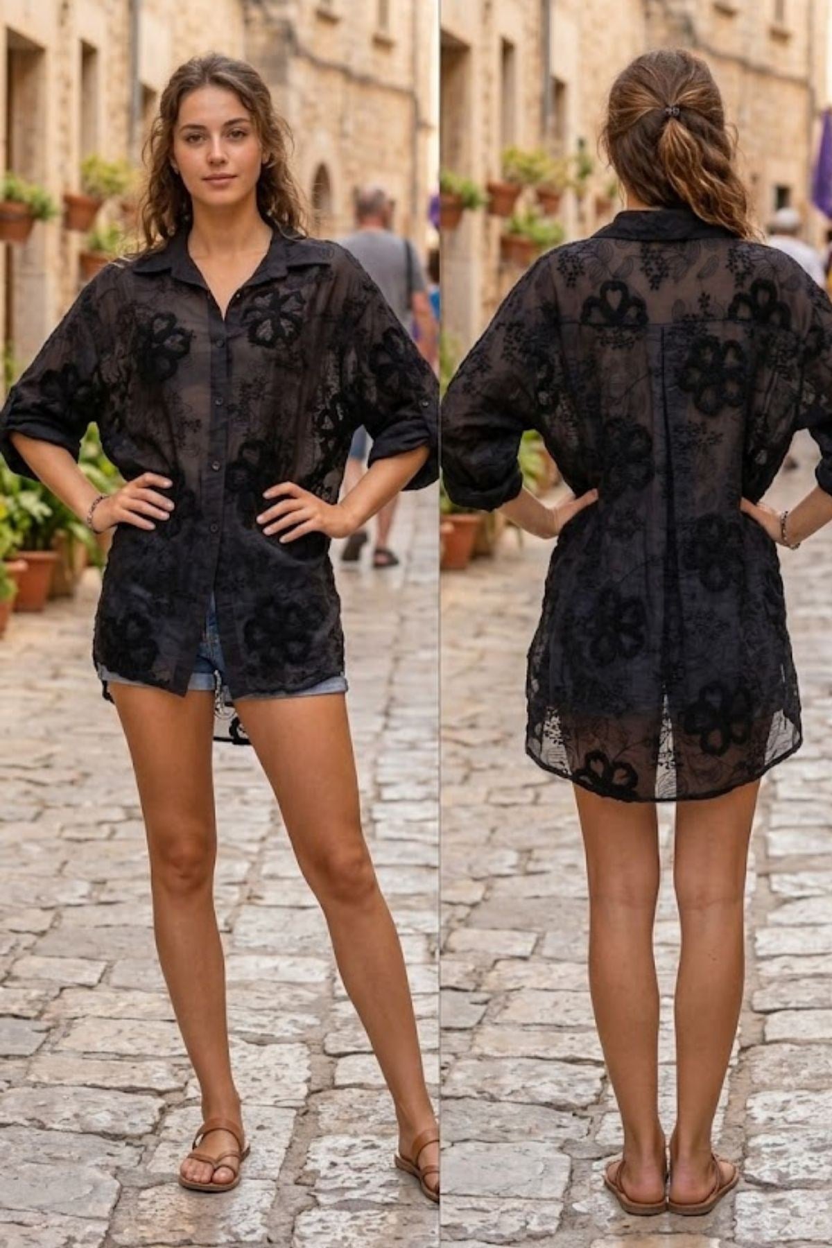 İtalyan İpek Coton Tunik