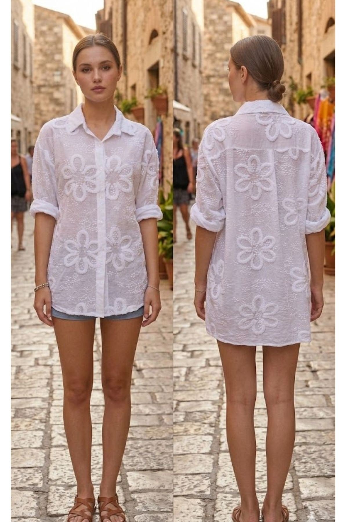 İtalyan İpek Coton Tunik