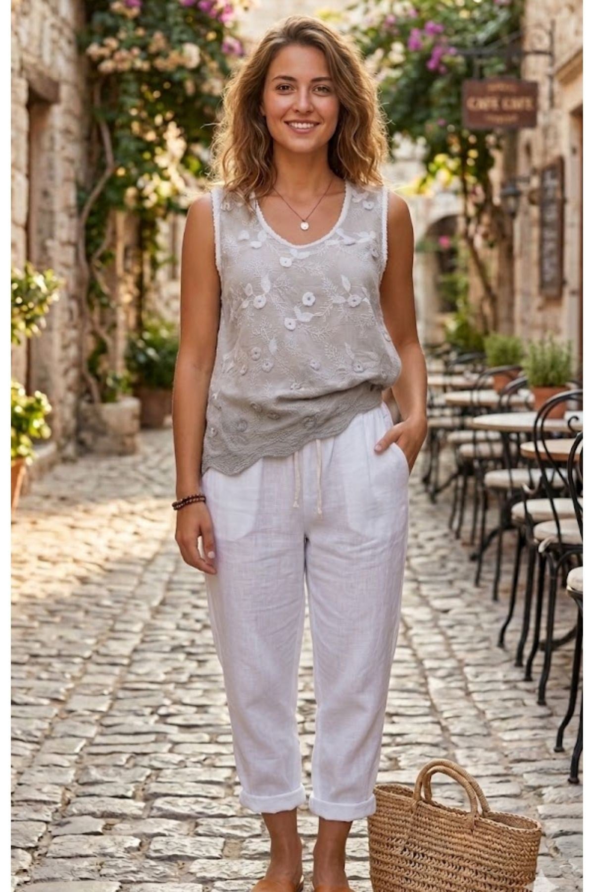İtalyan Keten Pantolon