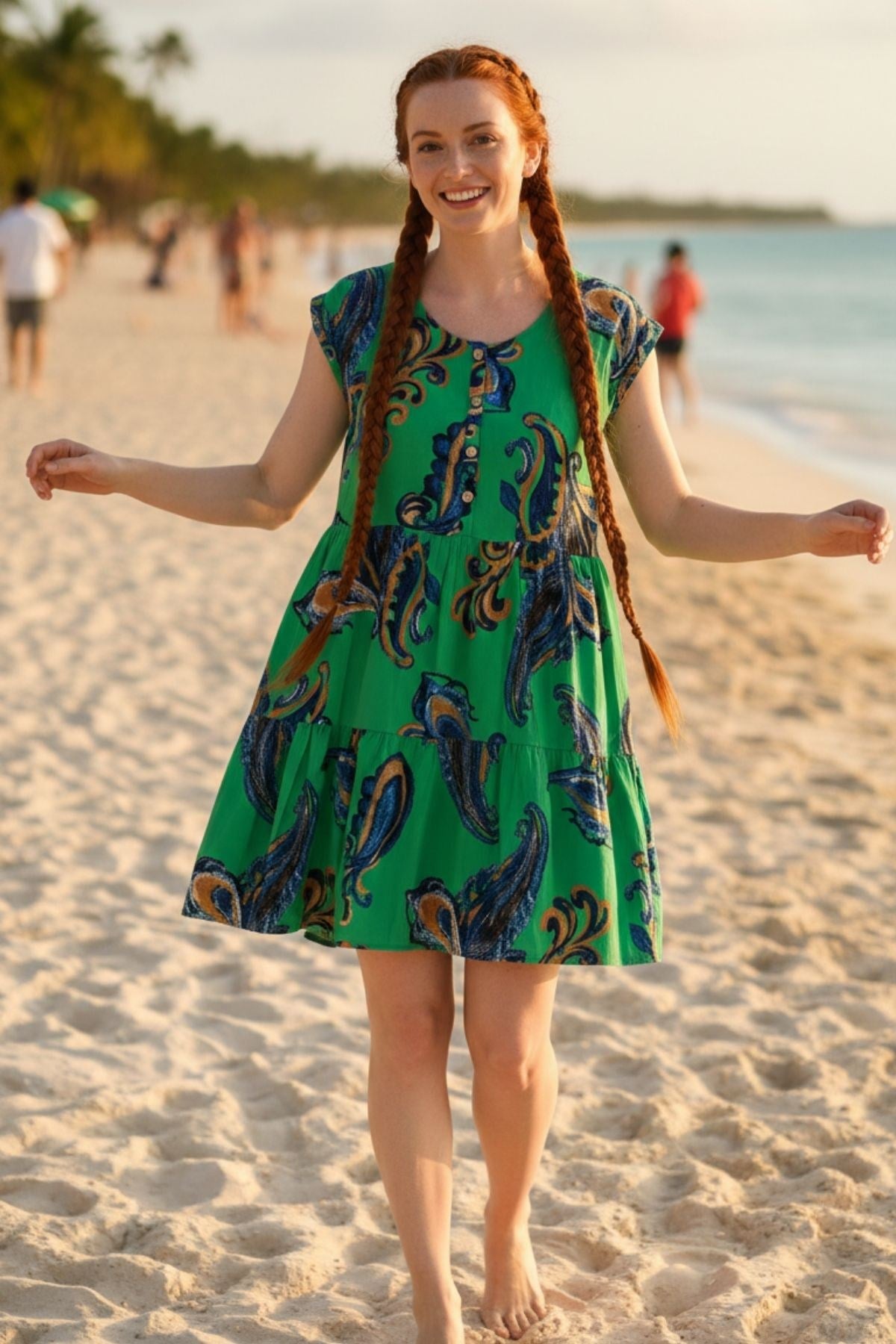 Kısa Kollu Yazlık Elbise