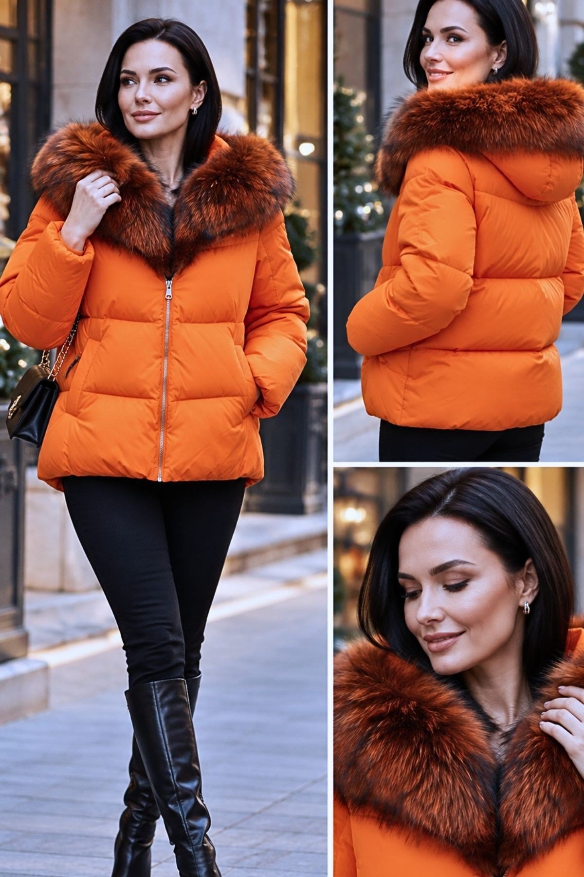 Orjinal Kaz Tüyü Anorak Mont