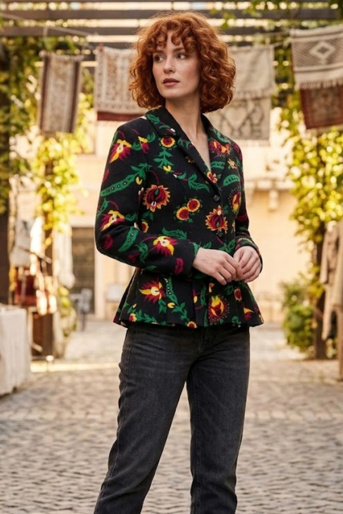 Taşlı Pazen Ceket