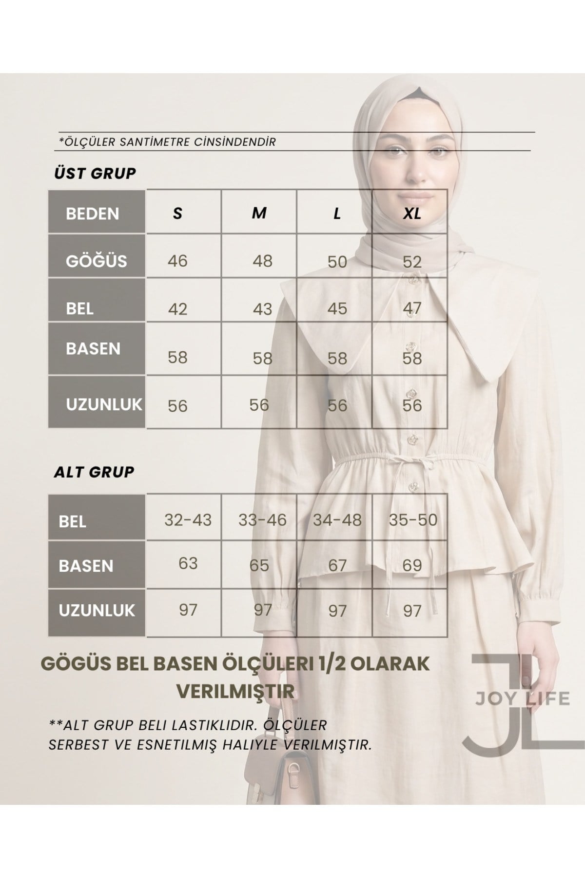 BEBE YAKA GÖMLEK ETEK MODAL CUPRA TAKIM Yeşil
