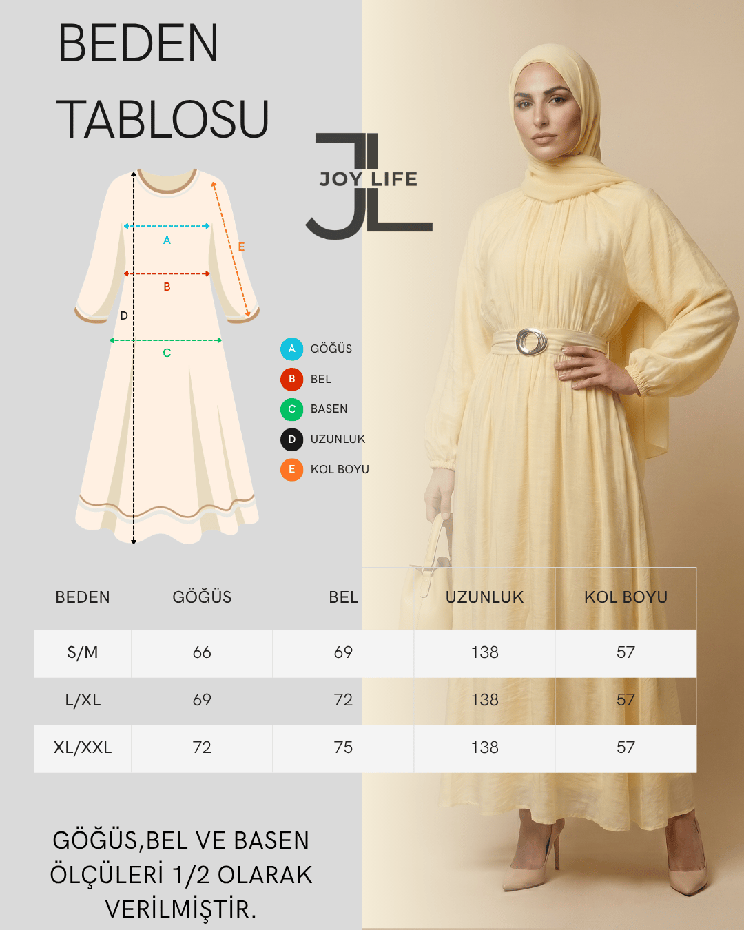 Beli Lastikli Gold Halka Kuşaklı Astarlı Vual Elbise Yeşil