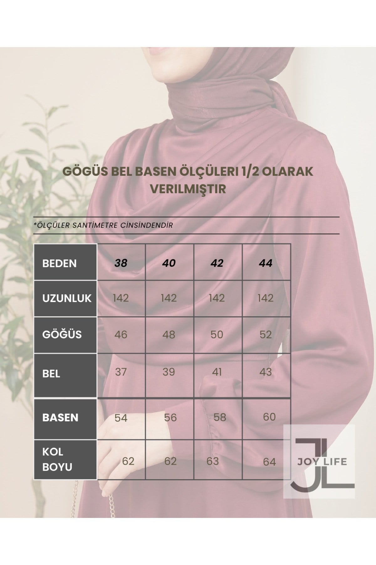DEGAJE YAKA BALON KOL SATEN TESETTÜR ABİYE