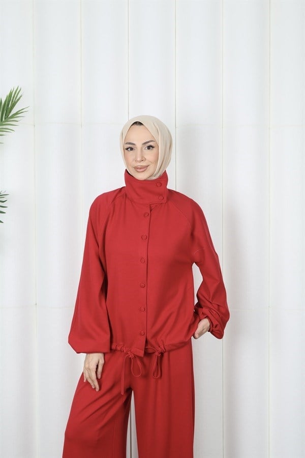 moda evcen 1050 oysho takım Kırmızı