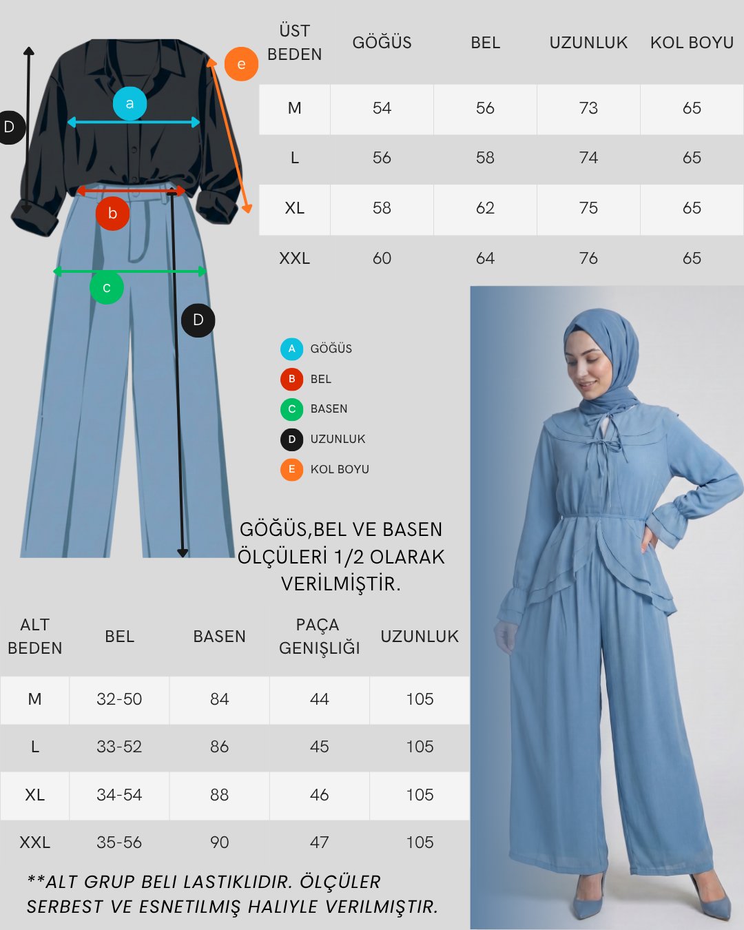 Önden Bağcıklı,Volanlı, İçi Astarlı, Krinkıl Şifon Kumaş Takım - Pembe