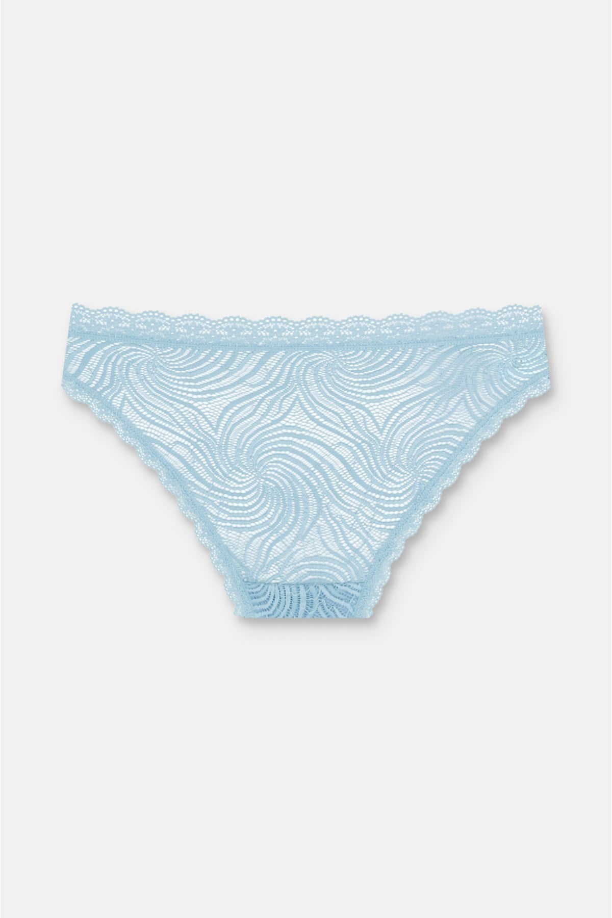 3'lü Dantelli Normal Bel Slip Külot