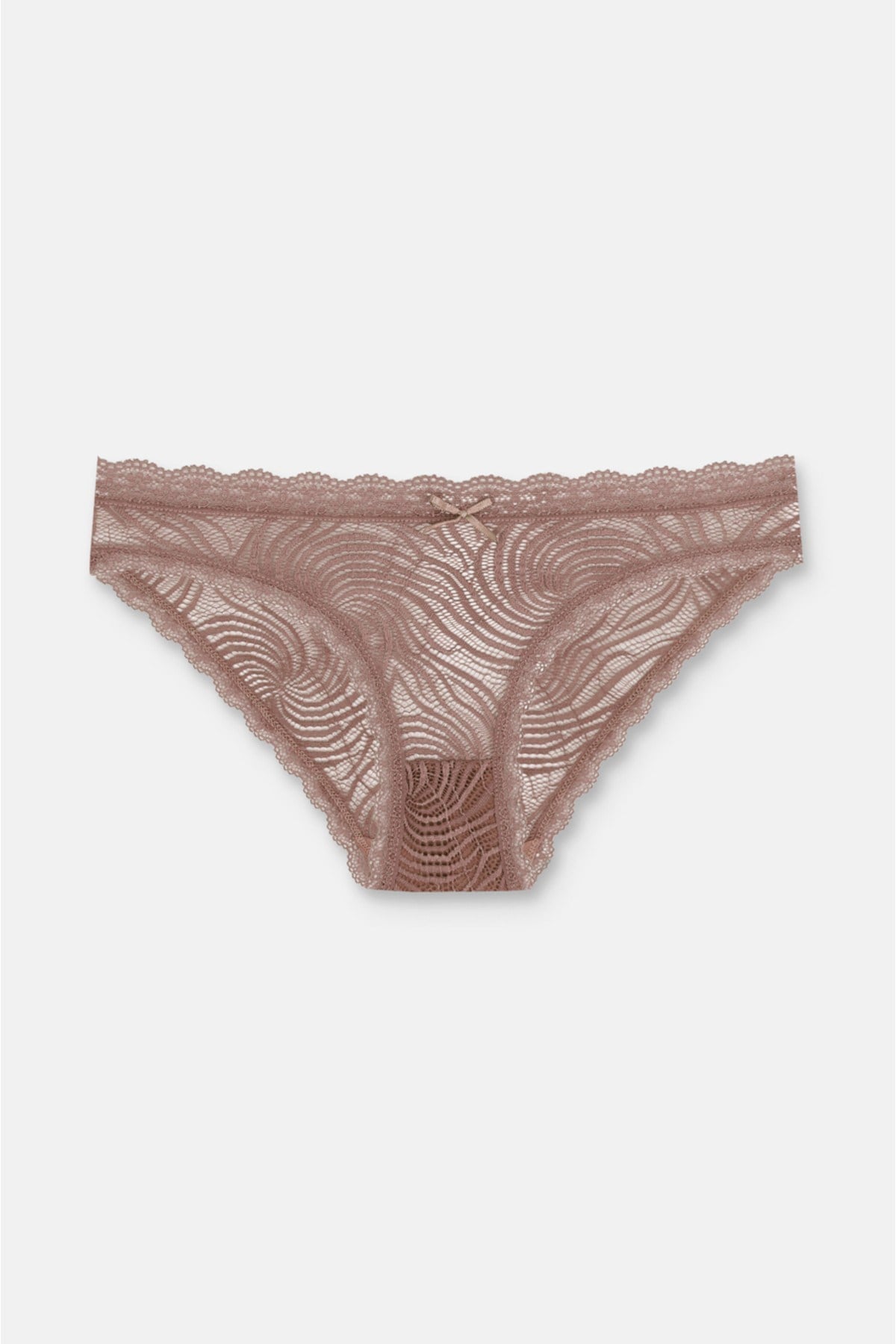 3'lü Dantelli Normal Bel Slip Külot